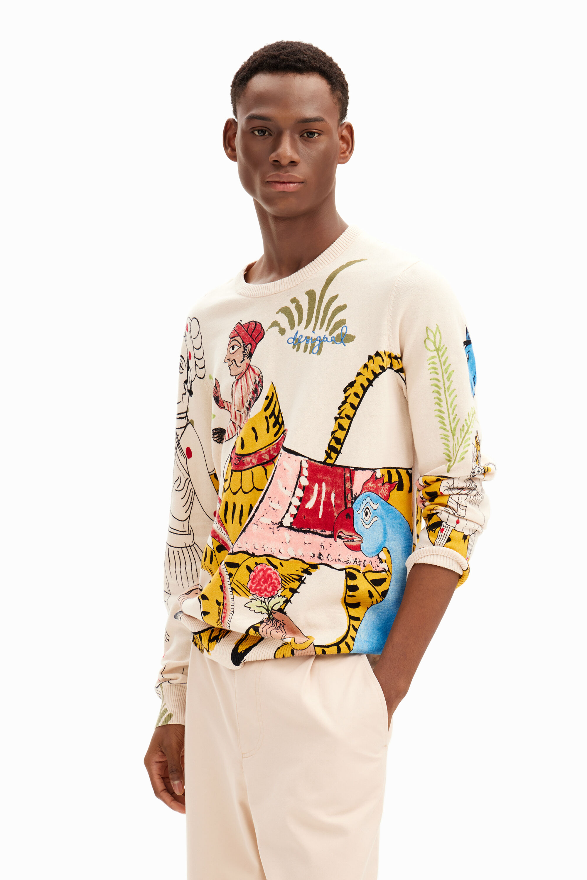Jersey fino estampado India