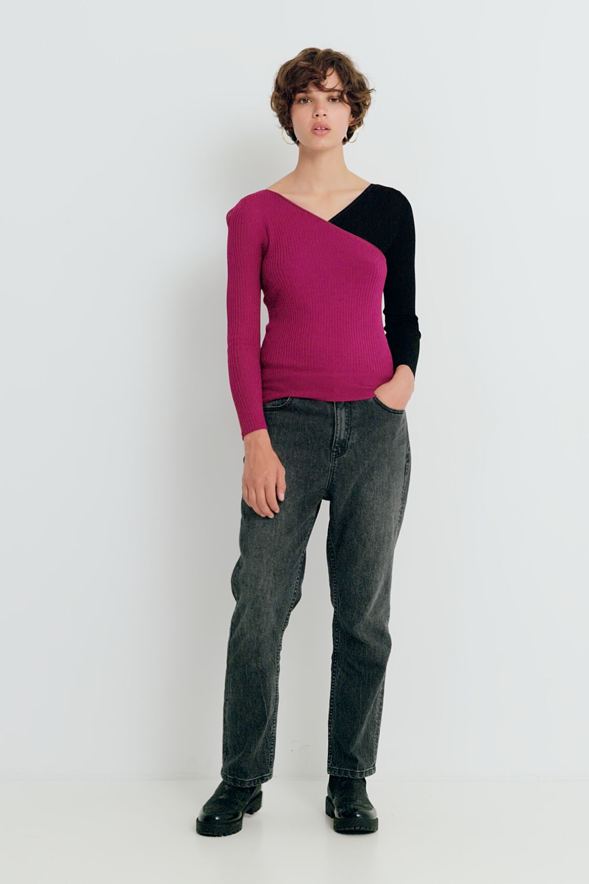 Jersey slim cuello pico 3 en 1