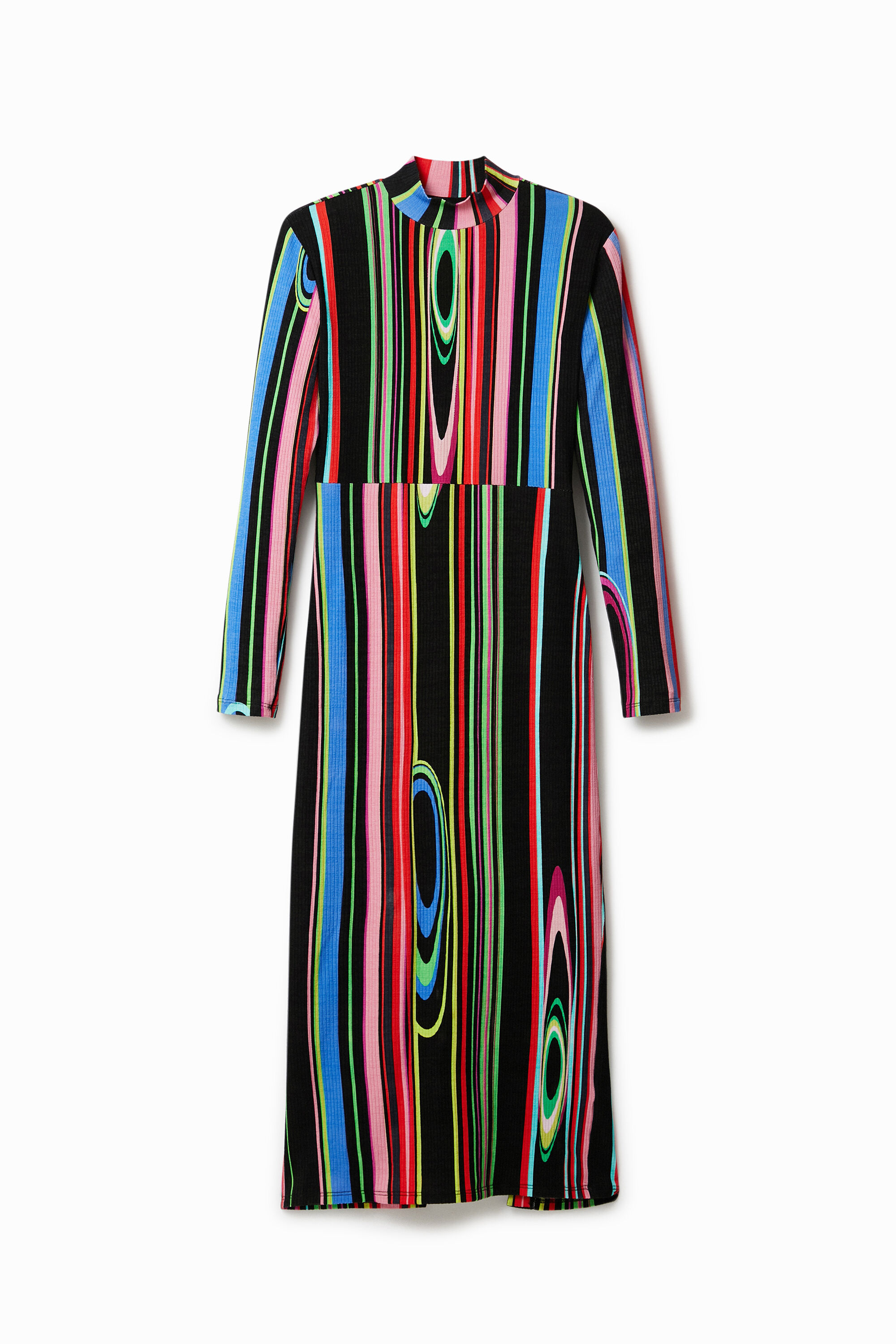 Vestido slim midi