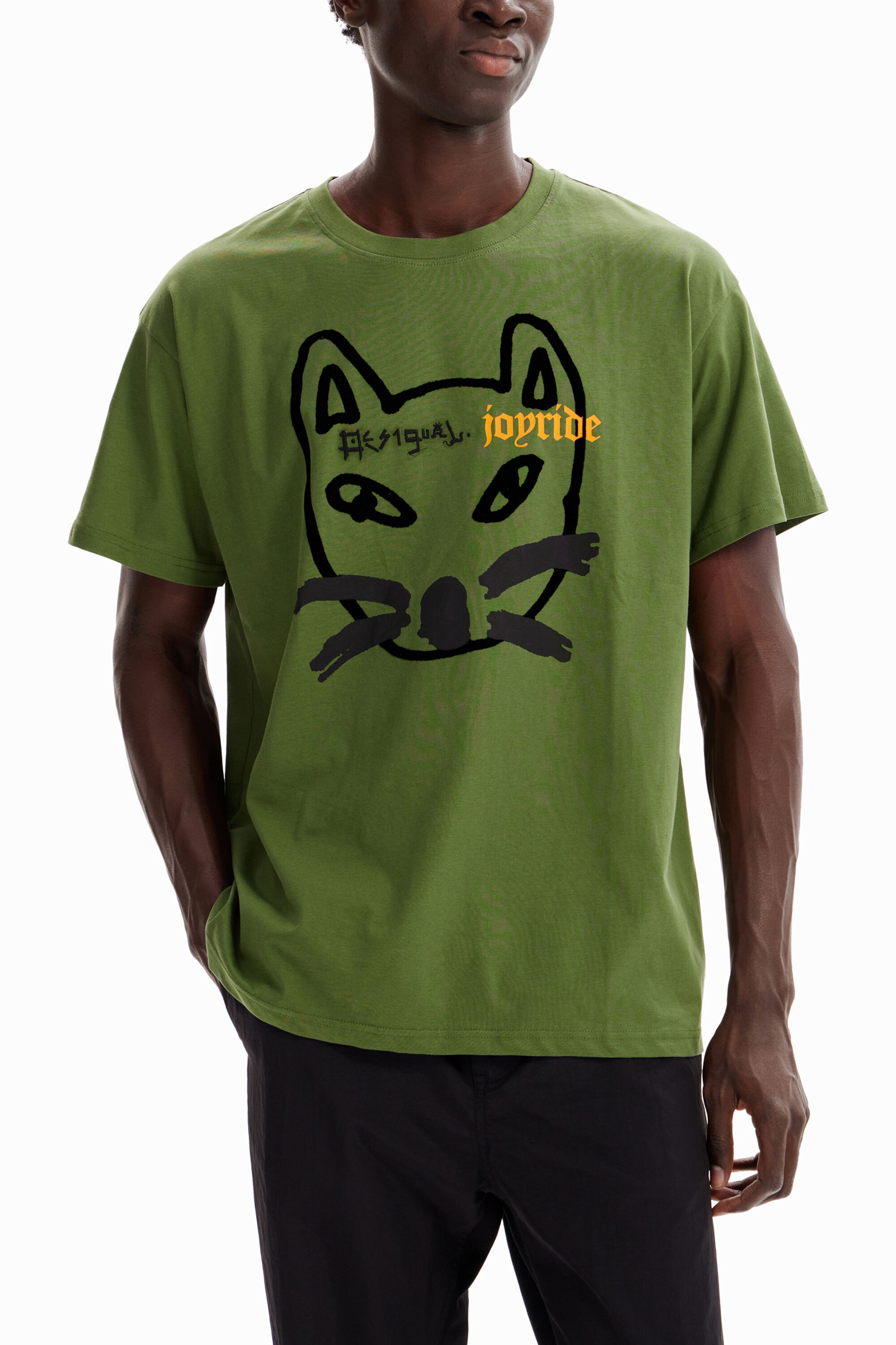 Camiseta oversize gato