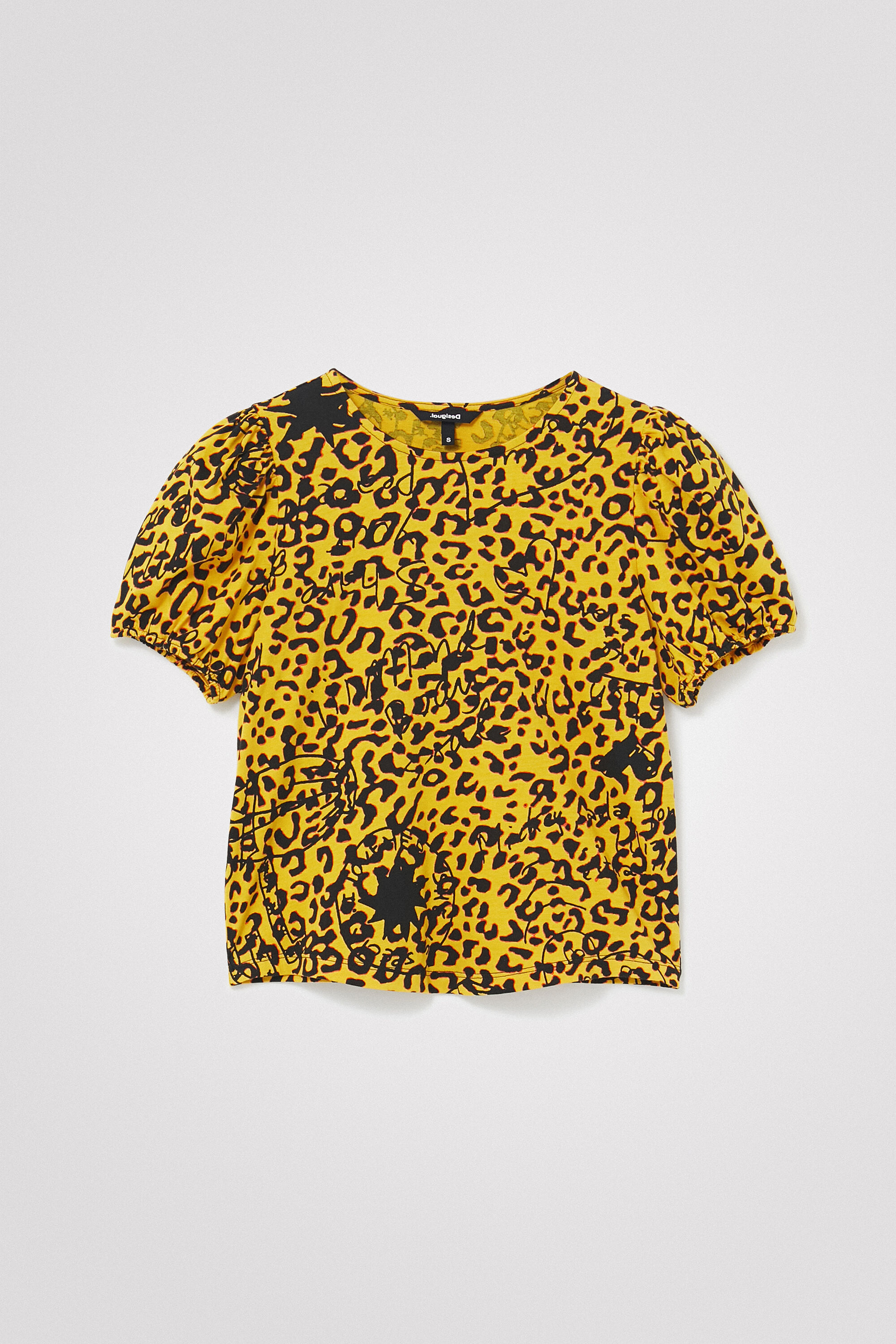 Camiseta manga corta animal print