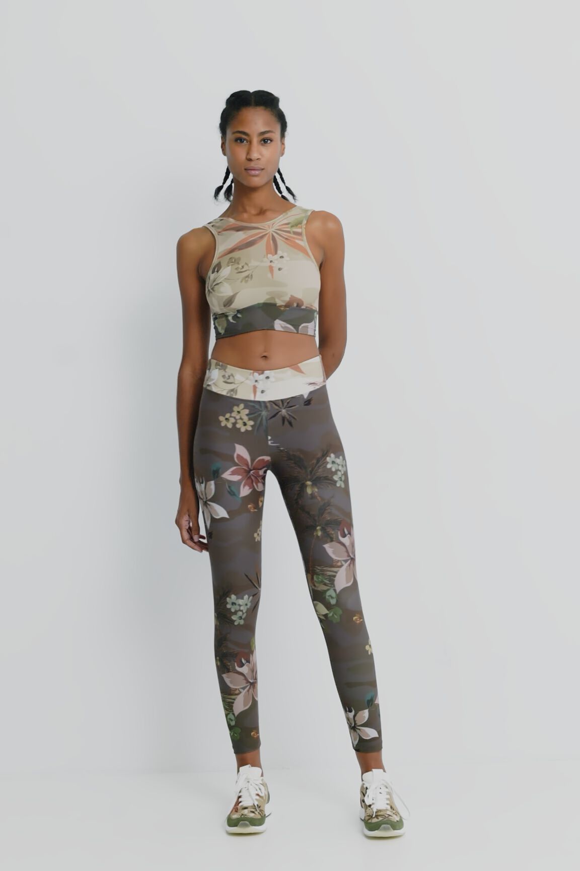 Top deporte camuflower