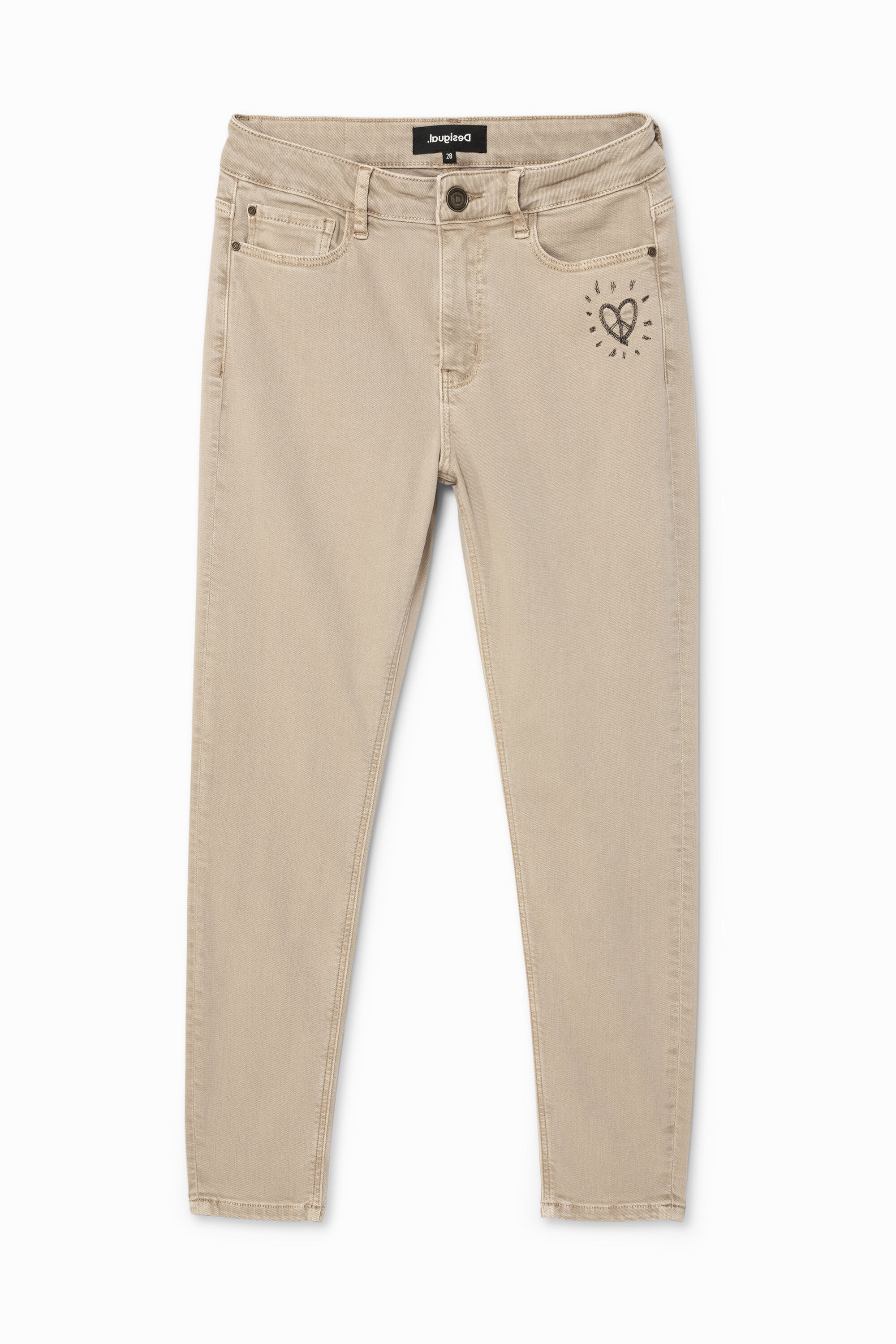 Pantal&oacute;n vaquero skinny tobillero
