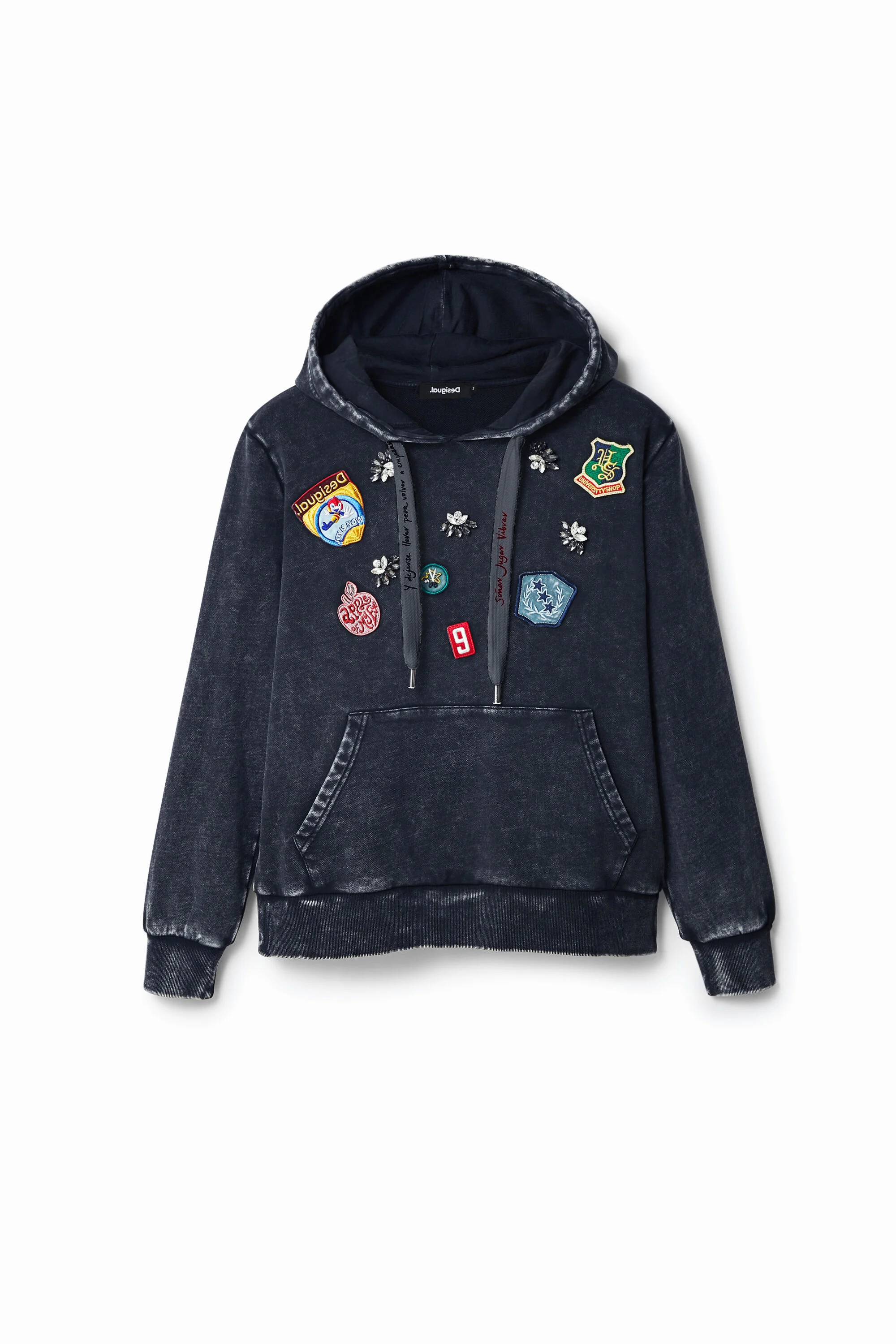 Sudadera parches college