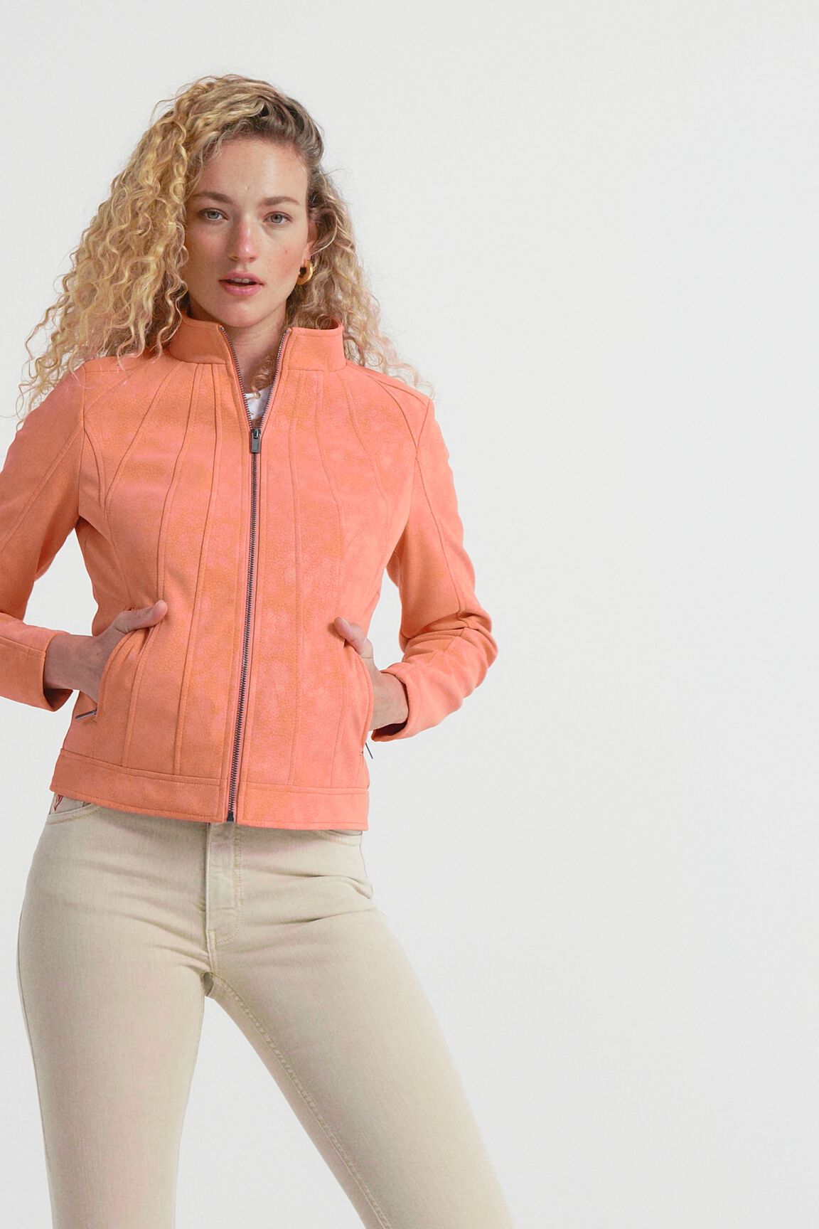 Chaqueta biker slim