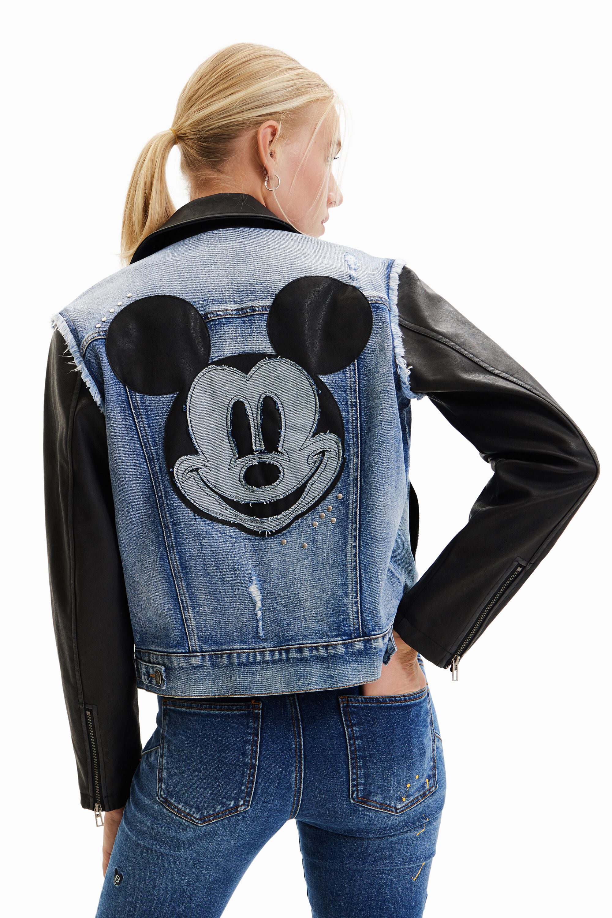 Chaqueta vaquera h&iacute;brida Mickey Mouse