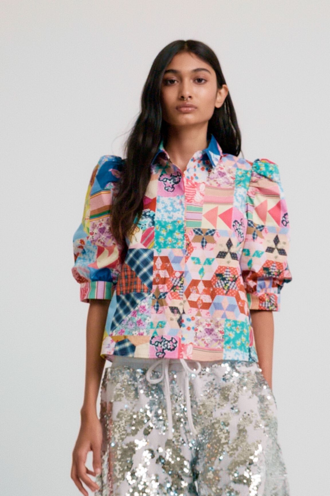 Camisa patchwork Johnson Hartig
