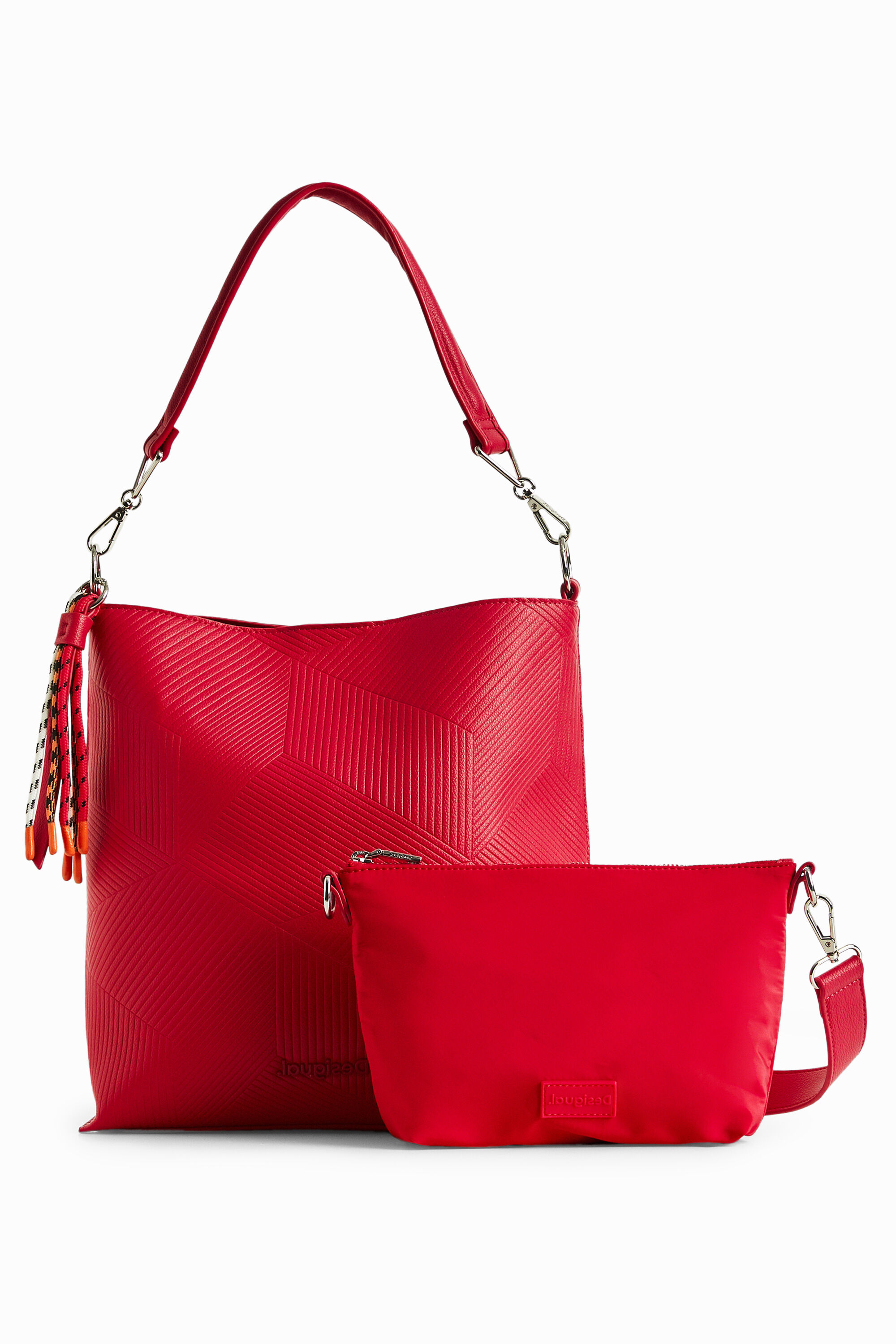 Bolso saco geom&eacute;trico