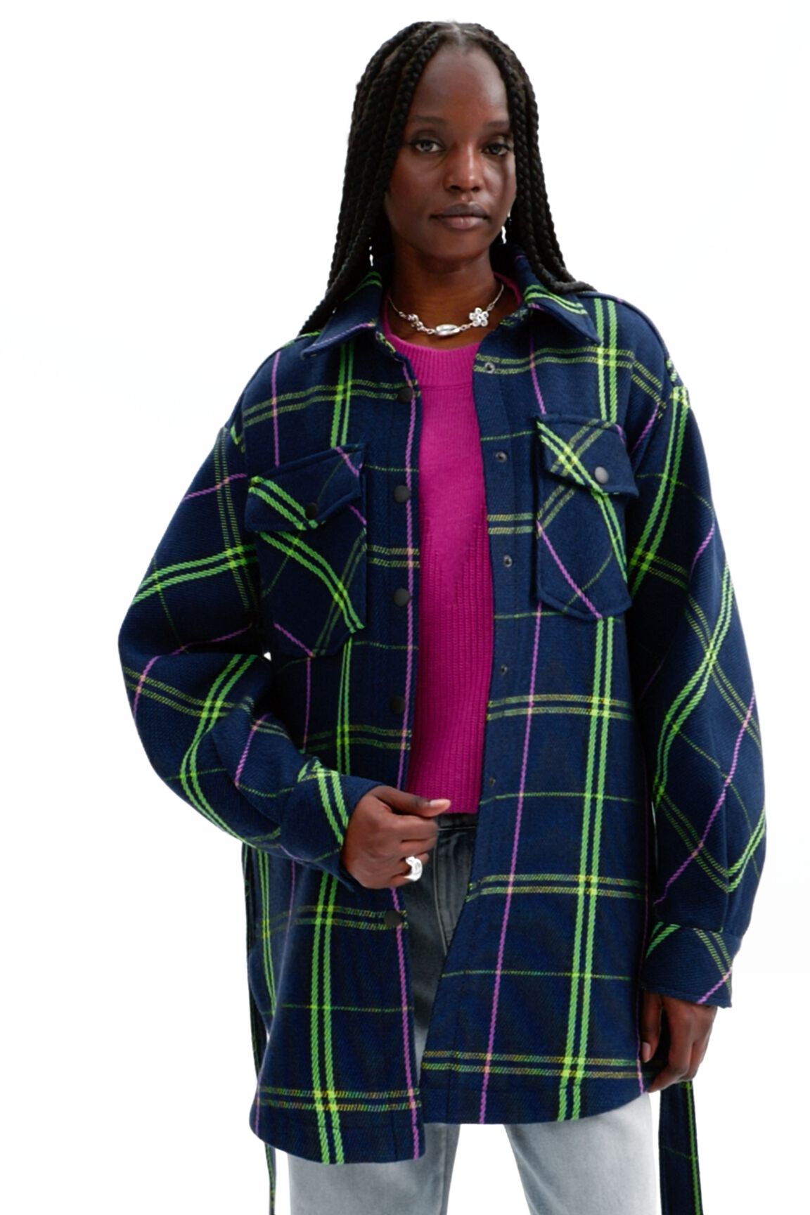 Chaqueta sobrecamisa cuadros