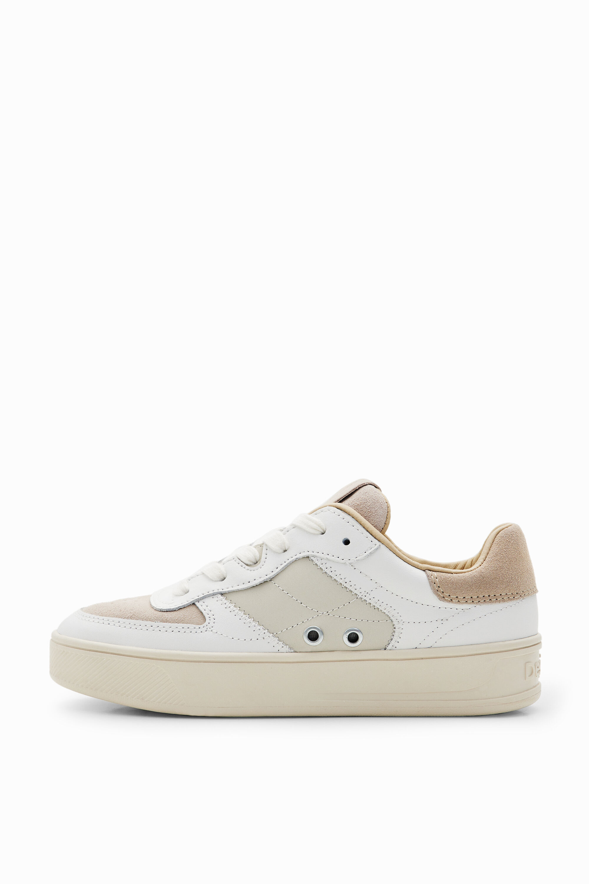Sneakers plataforma piel