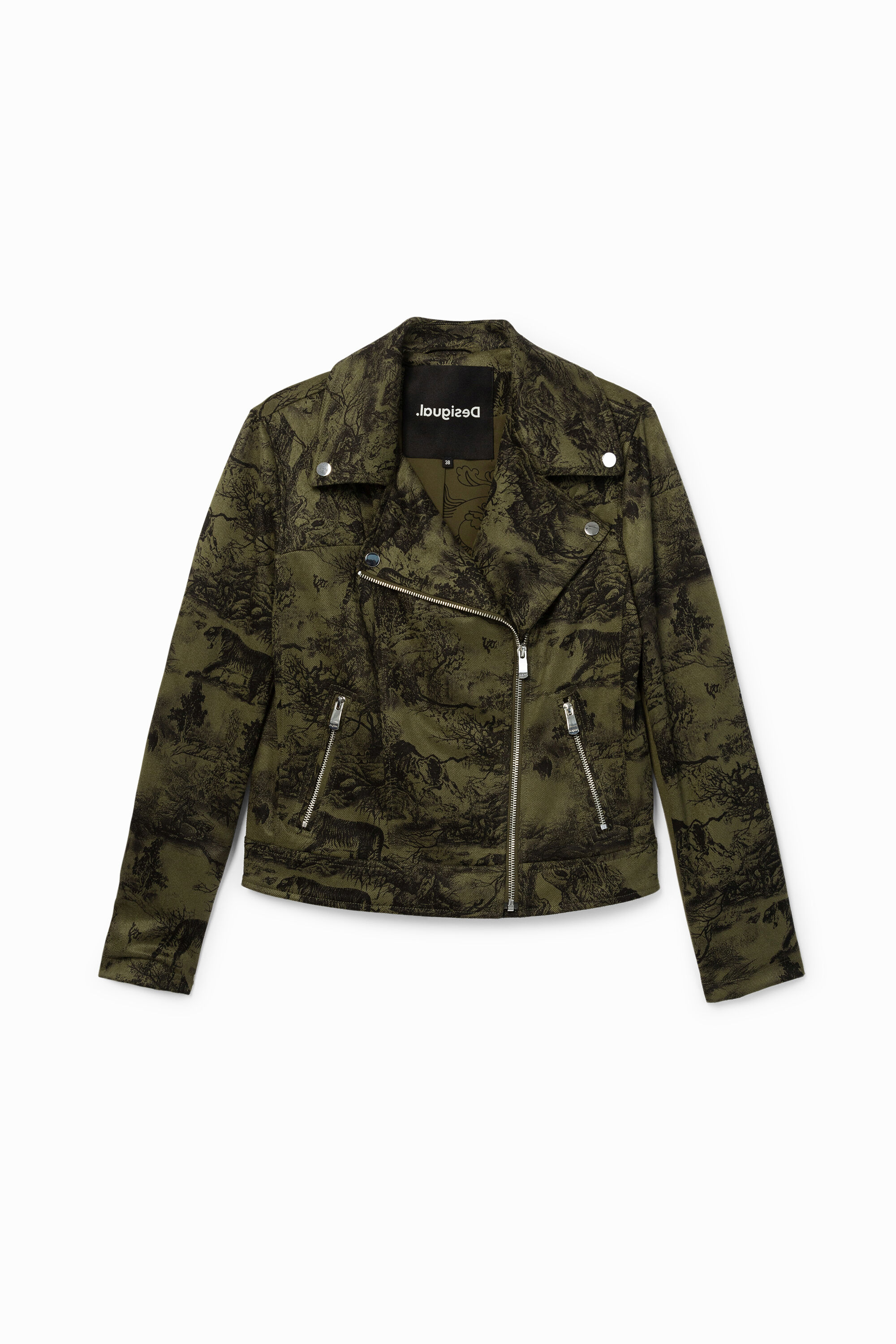 Chaqueta biker slim