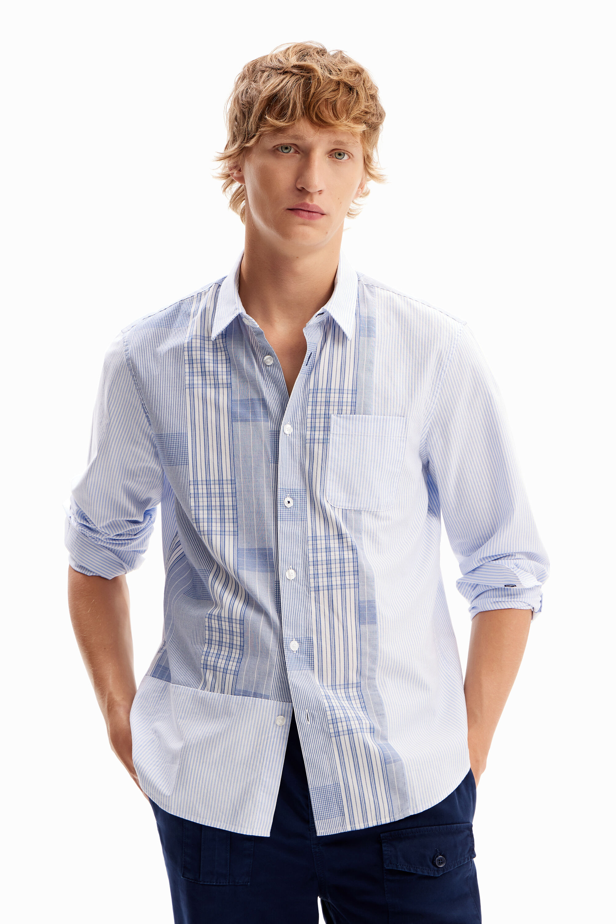 Camisa patch cuadros