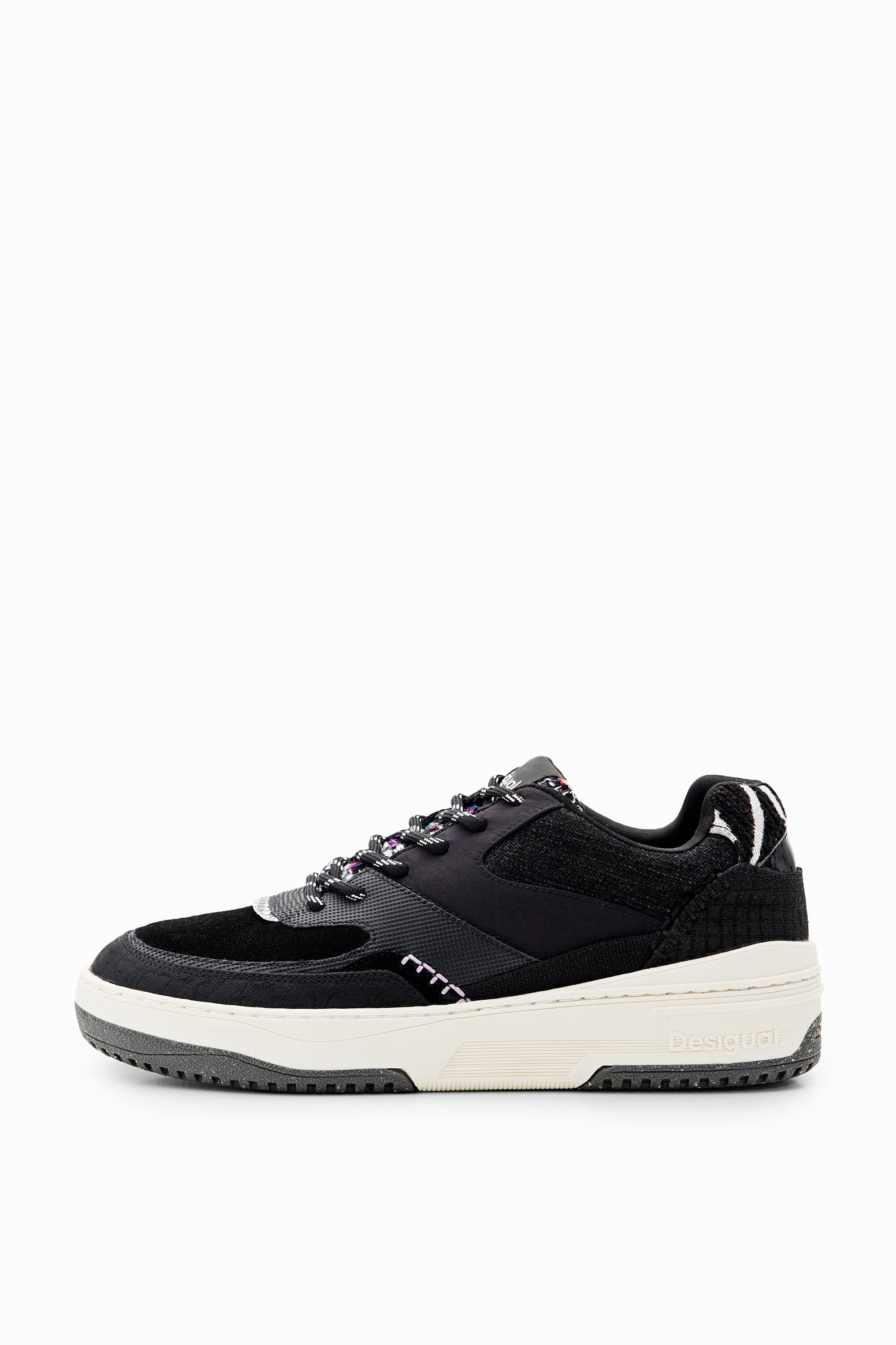 Sneakers retro chunky patch