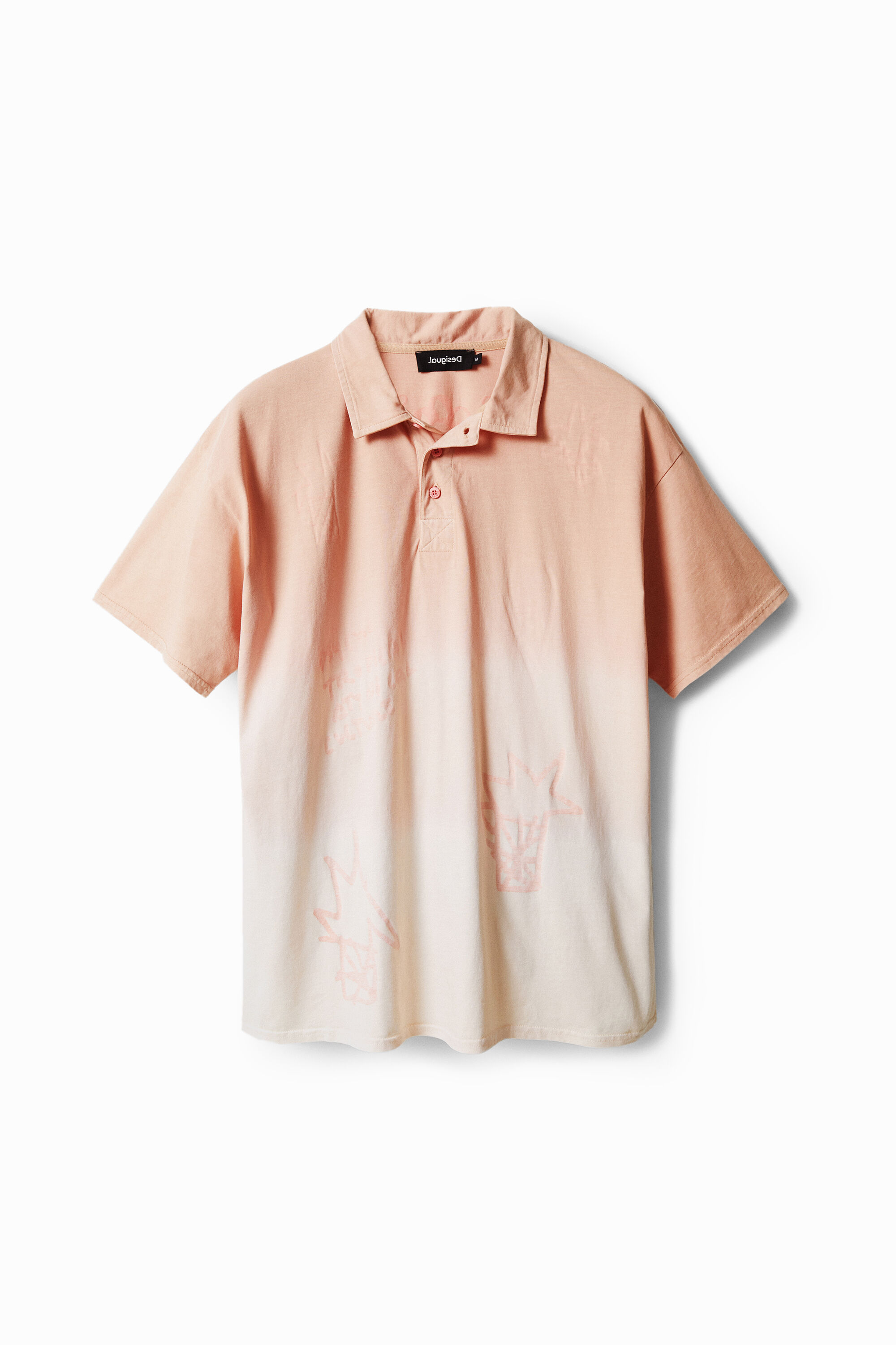 Polo manga corta estampado arty