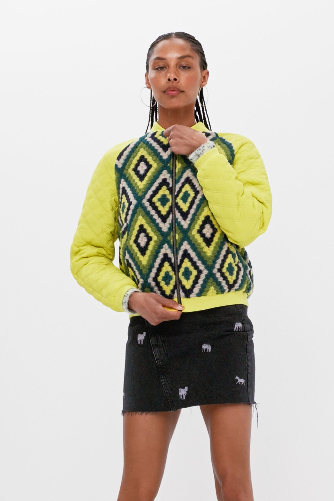 Chaqueta padded lana
