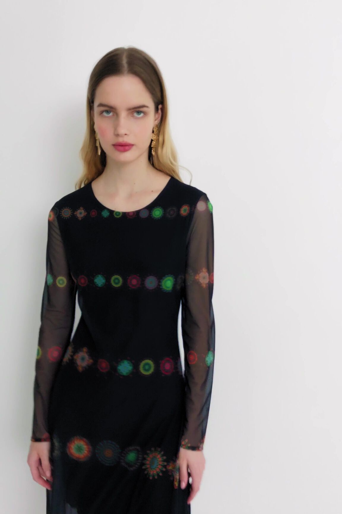 Vestido doble capa tul