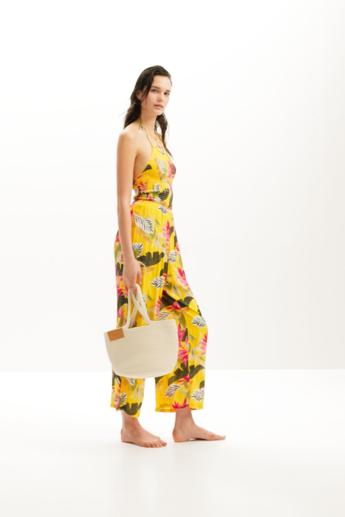 Mono largo halter tropical
