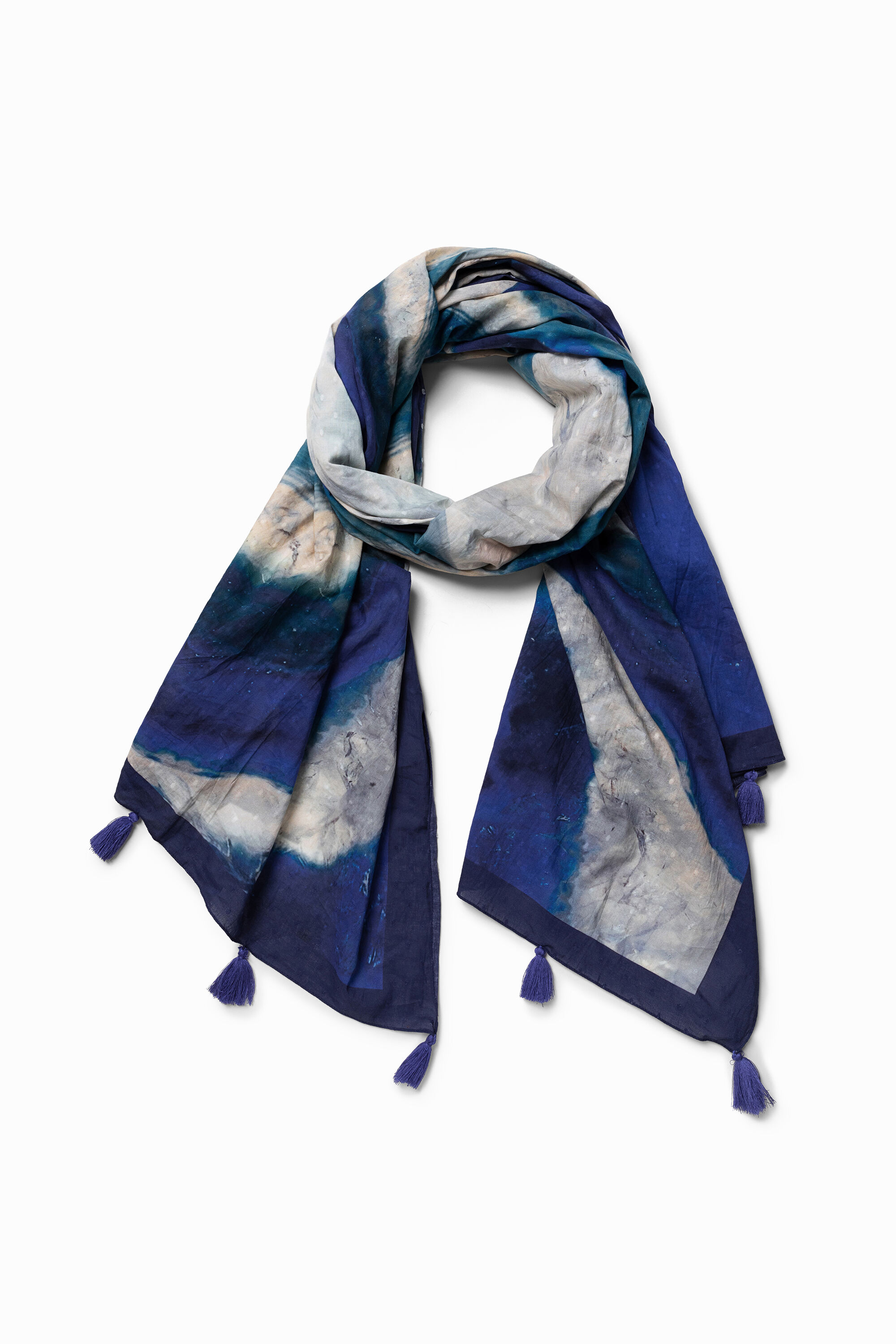 Foulard estampado art&iacute;stico