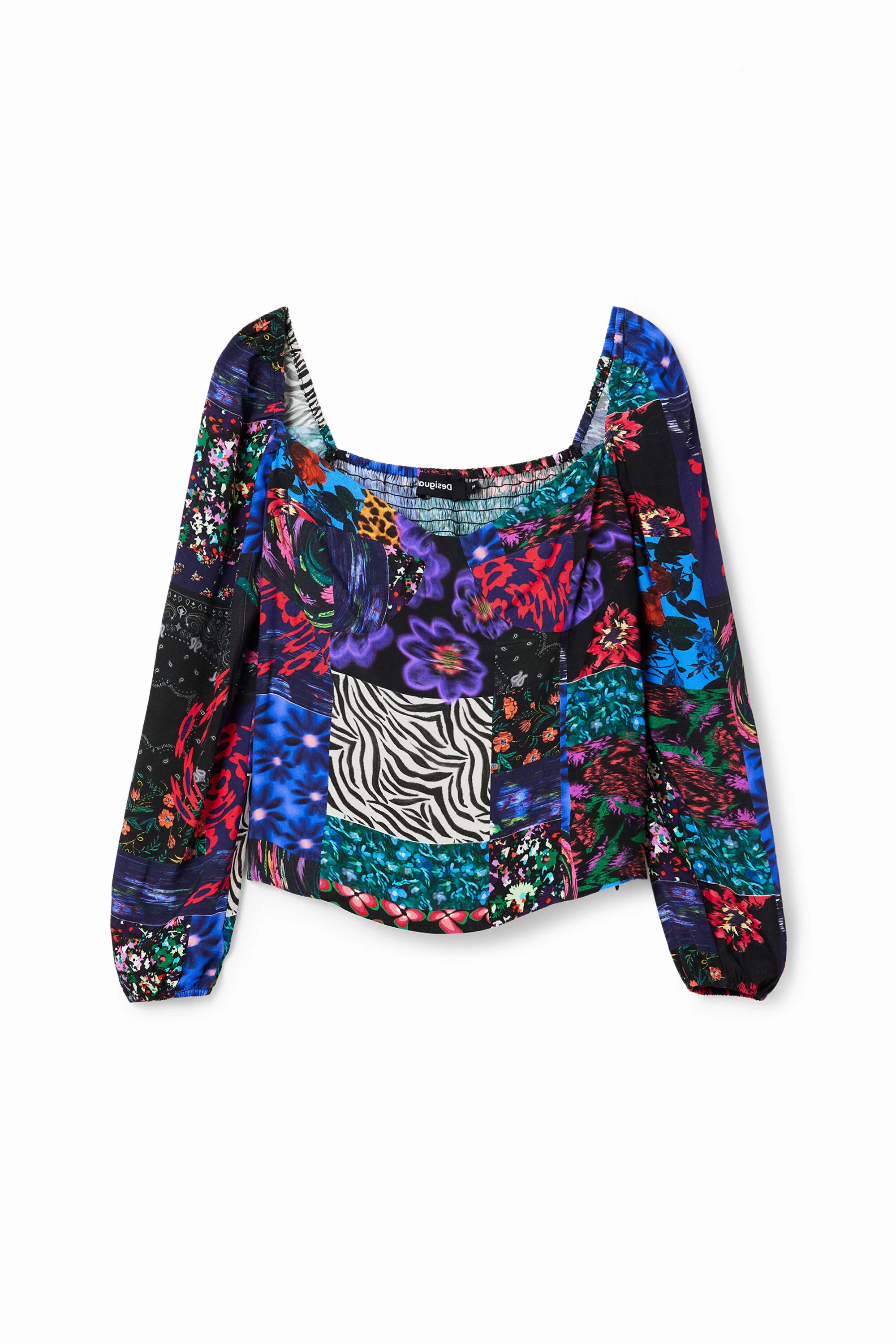Blusa cors&eacute; patch