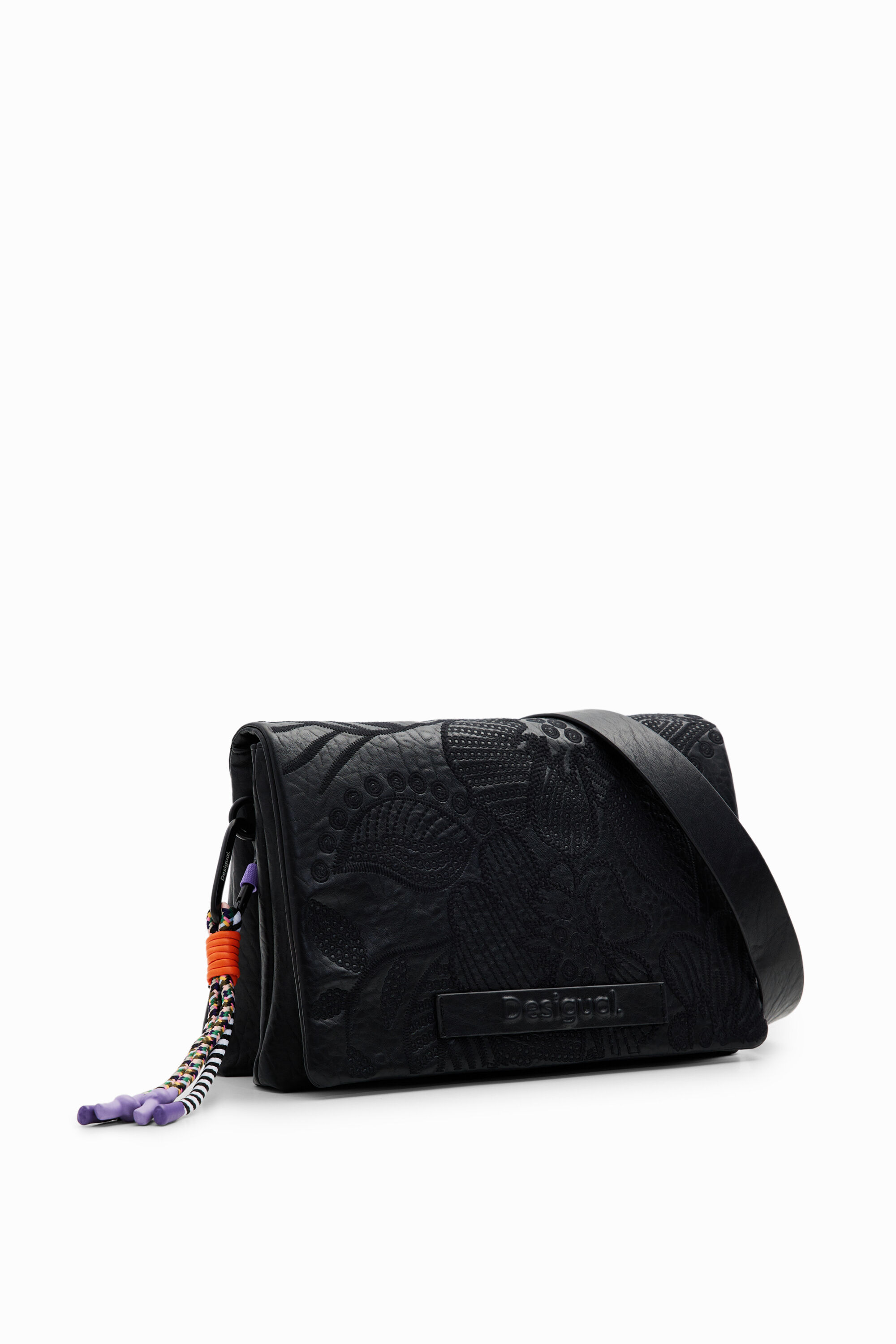 Bandolera M bordado flores