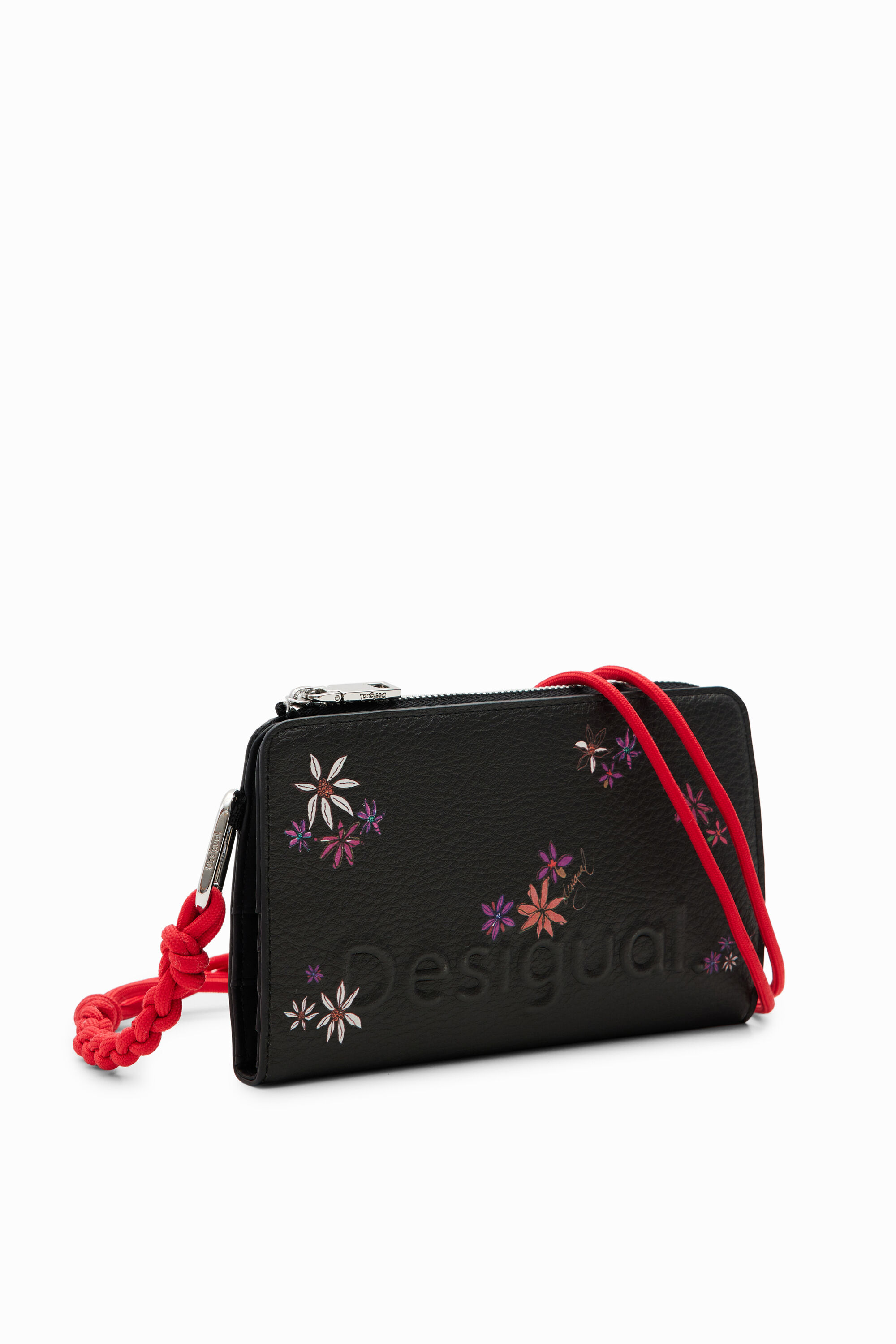 Cartera grande flores