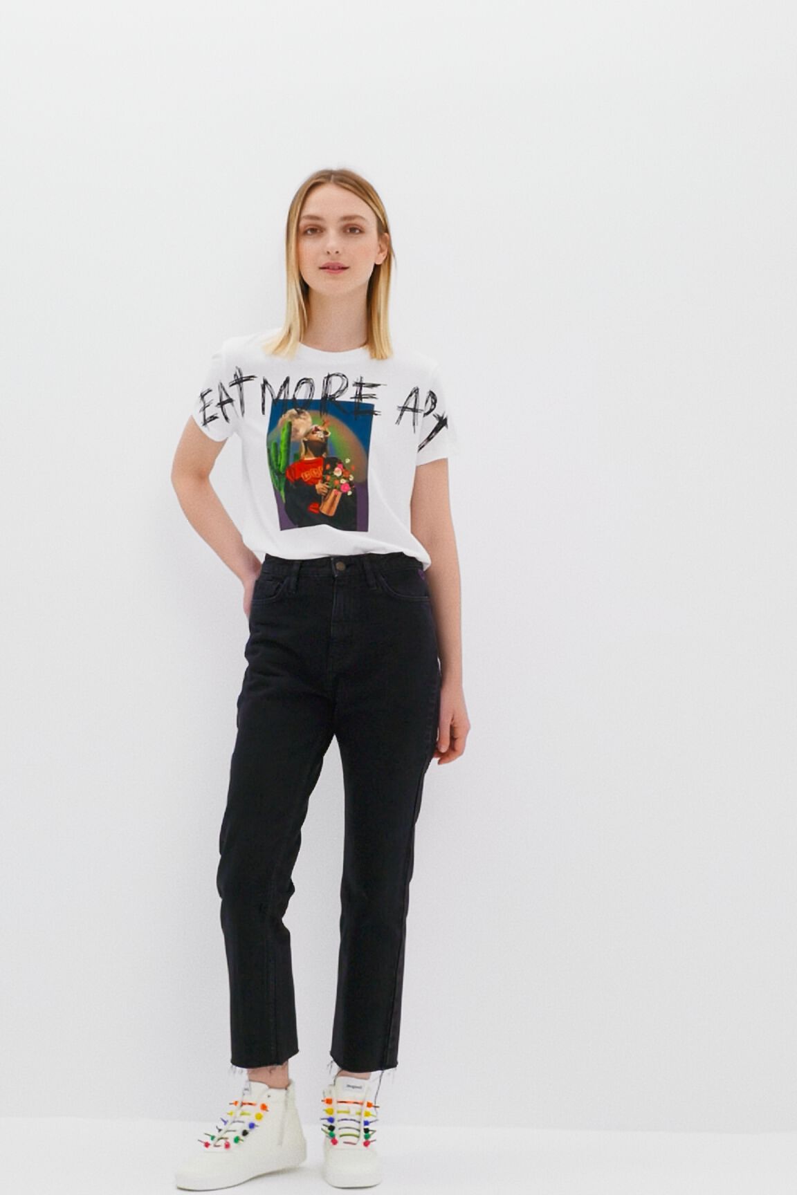 Camiseta arty "Eat More Art"