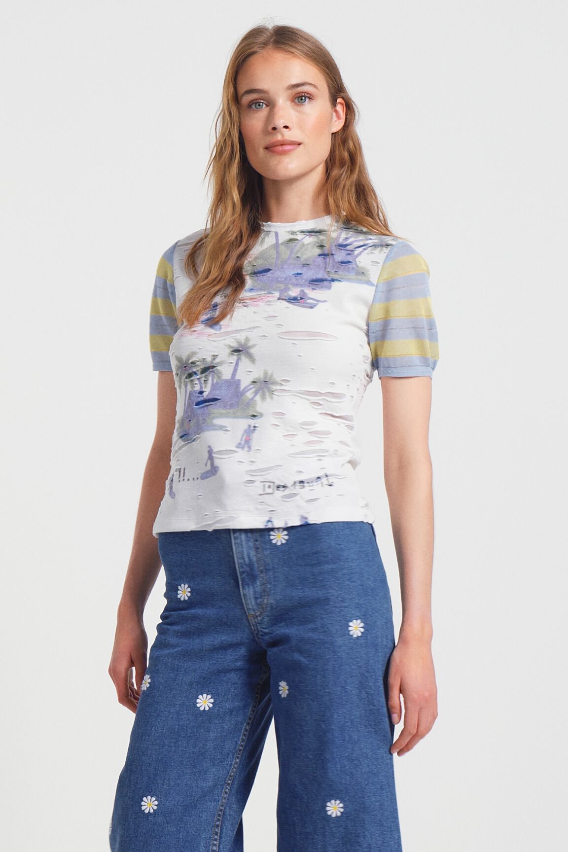Camiseta texturas