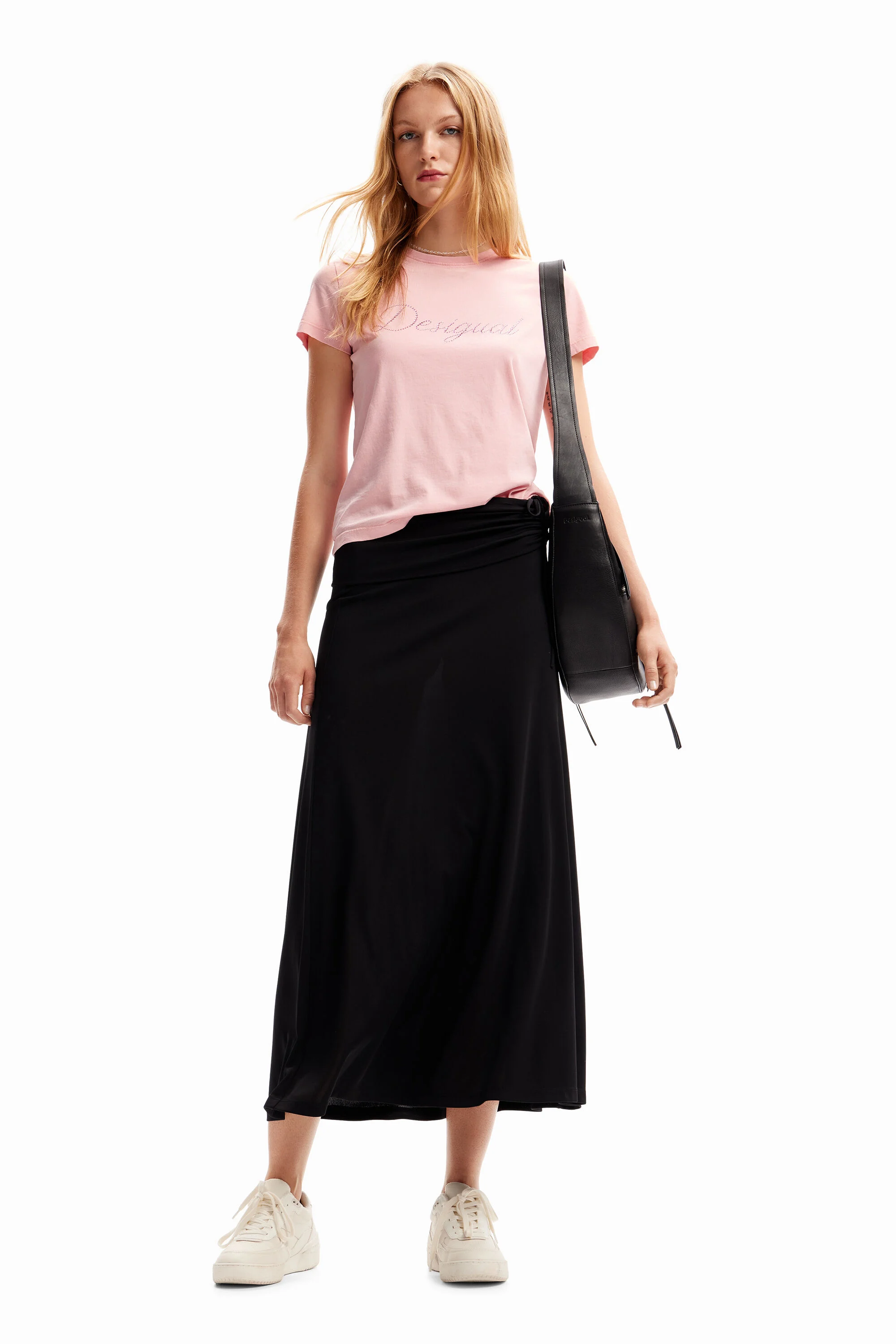 Camiseta slim strass
