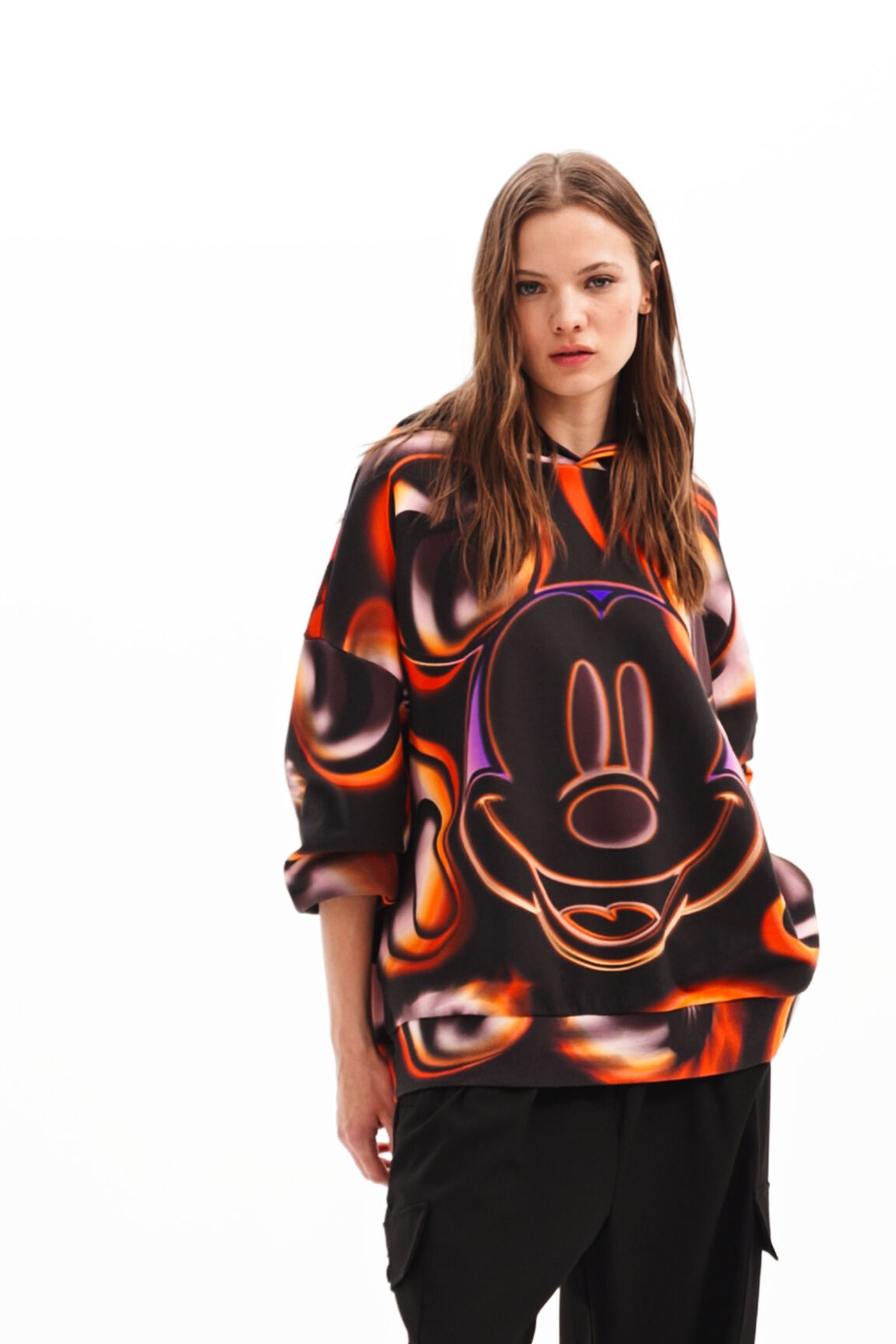 Sudadera oversize Mickey Mouse