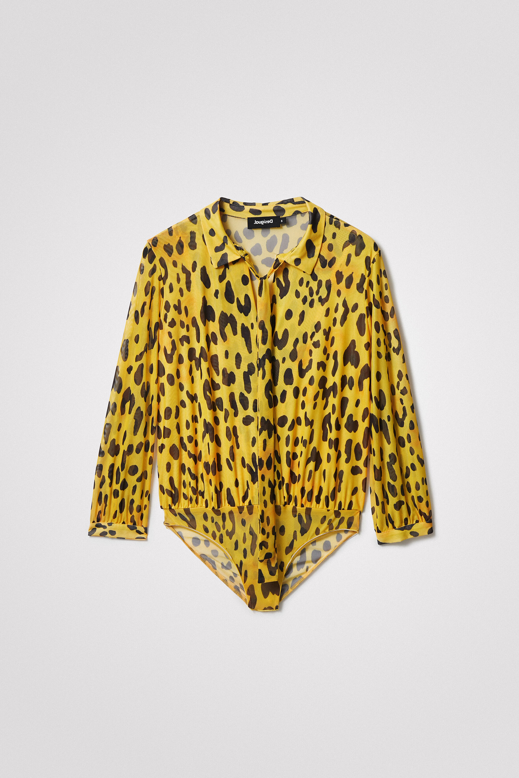 Body camisero leopardo
