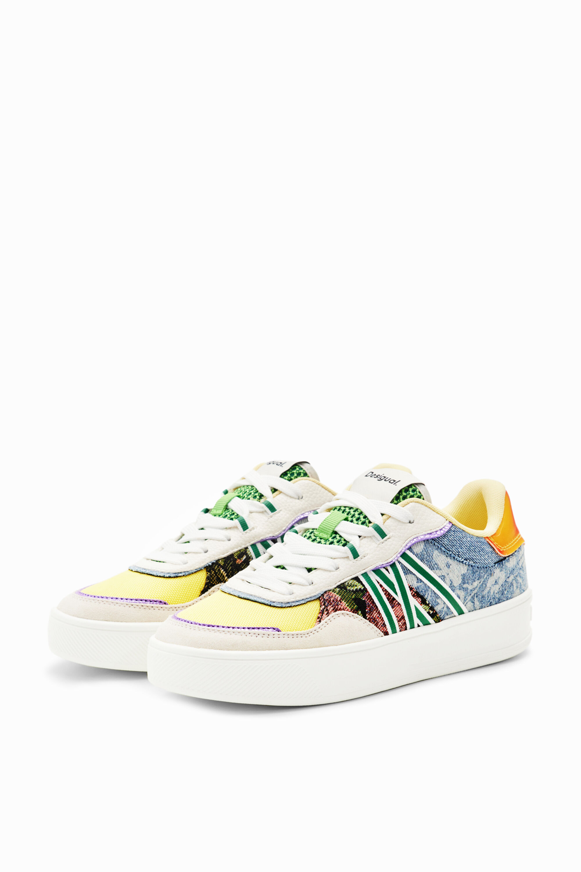Sneakers patch plataforma