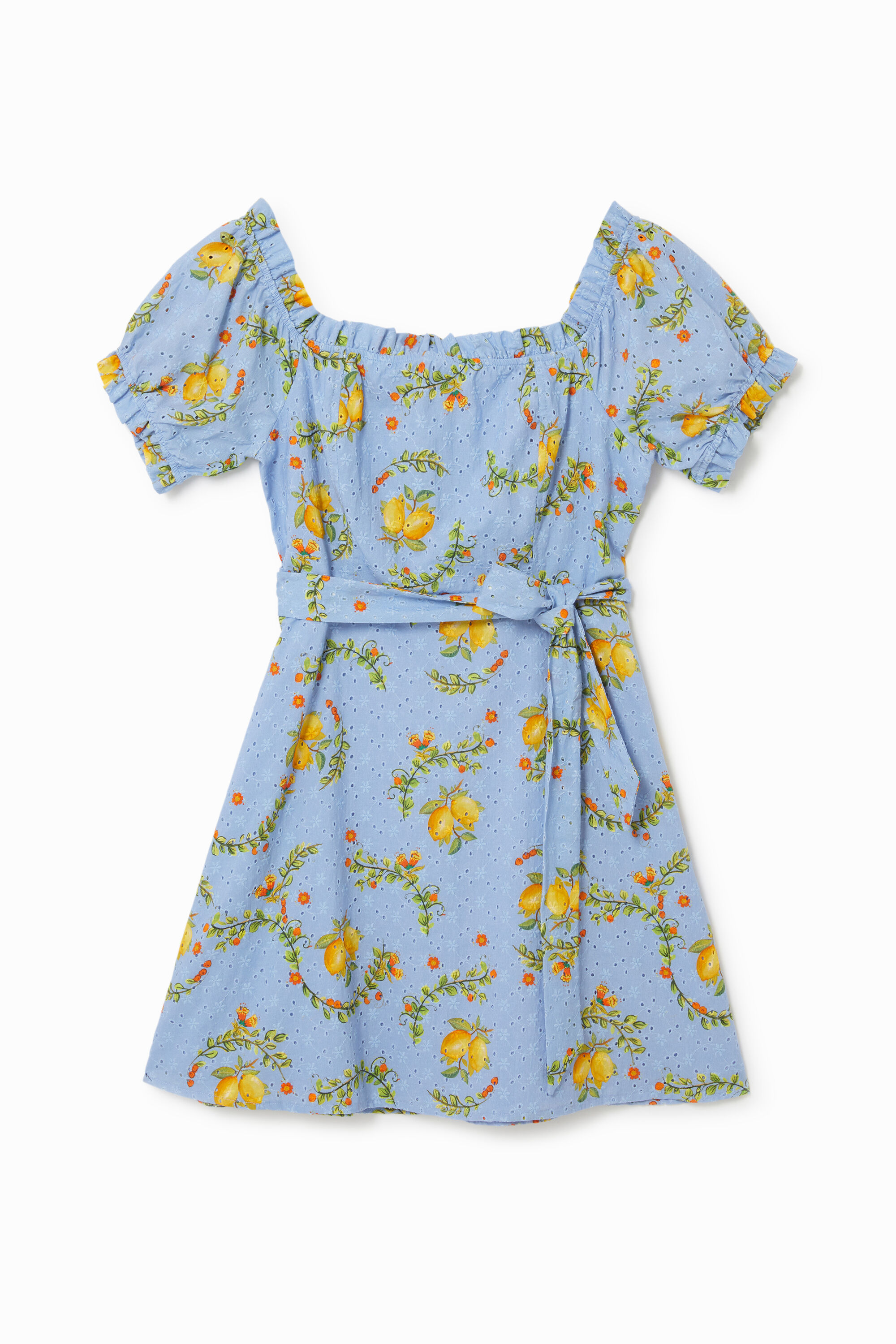 Vestido corto limones