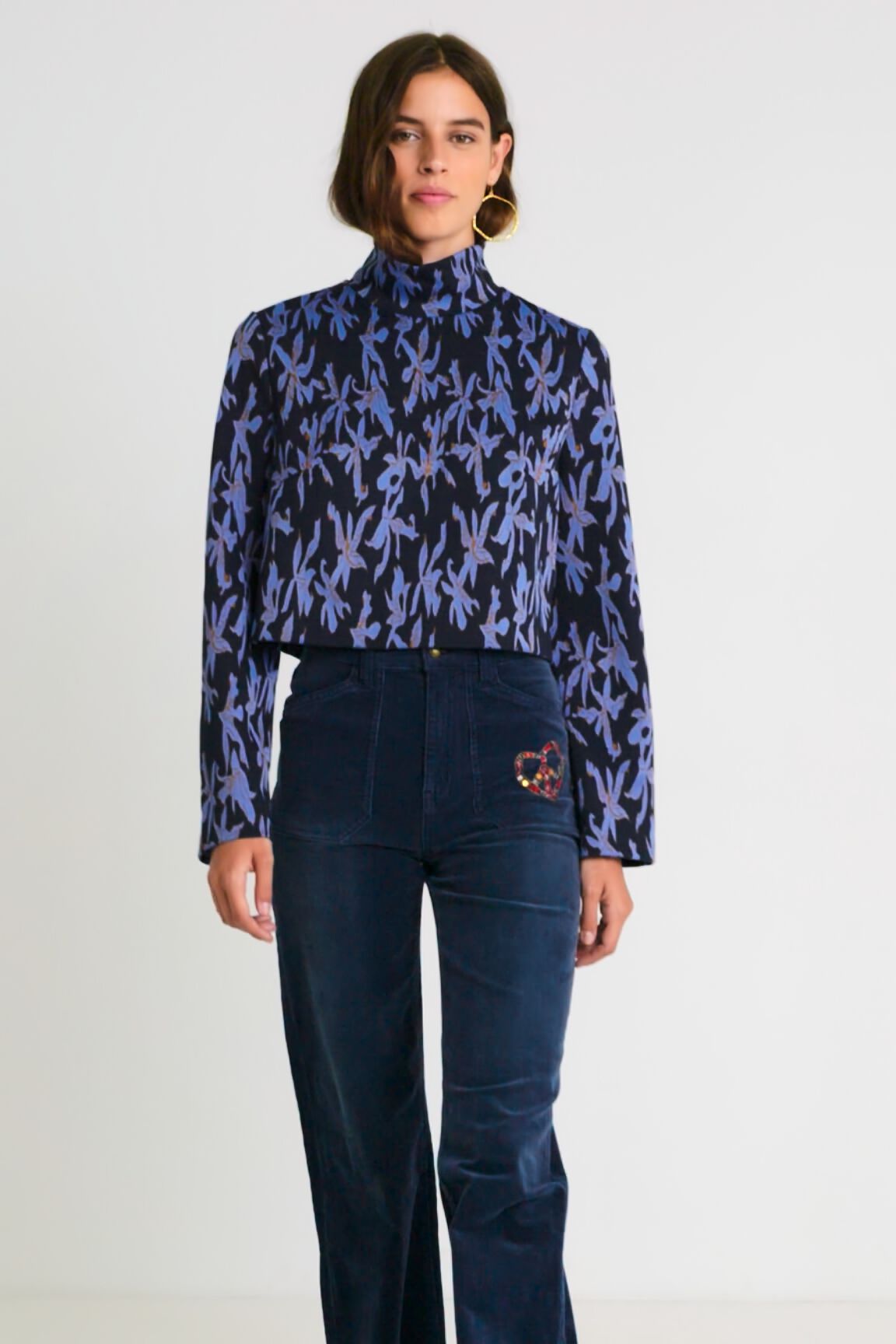 Pantal&oacute;n wide leg slim