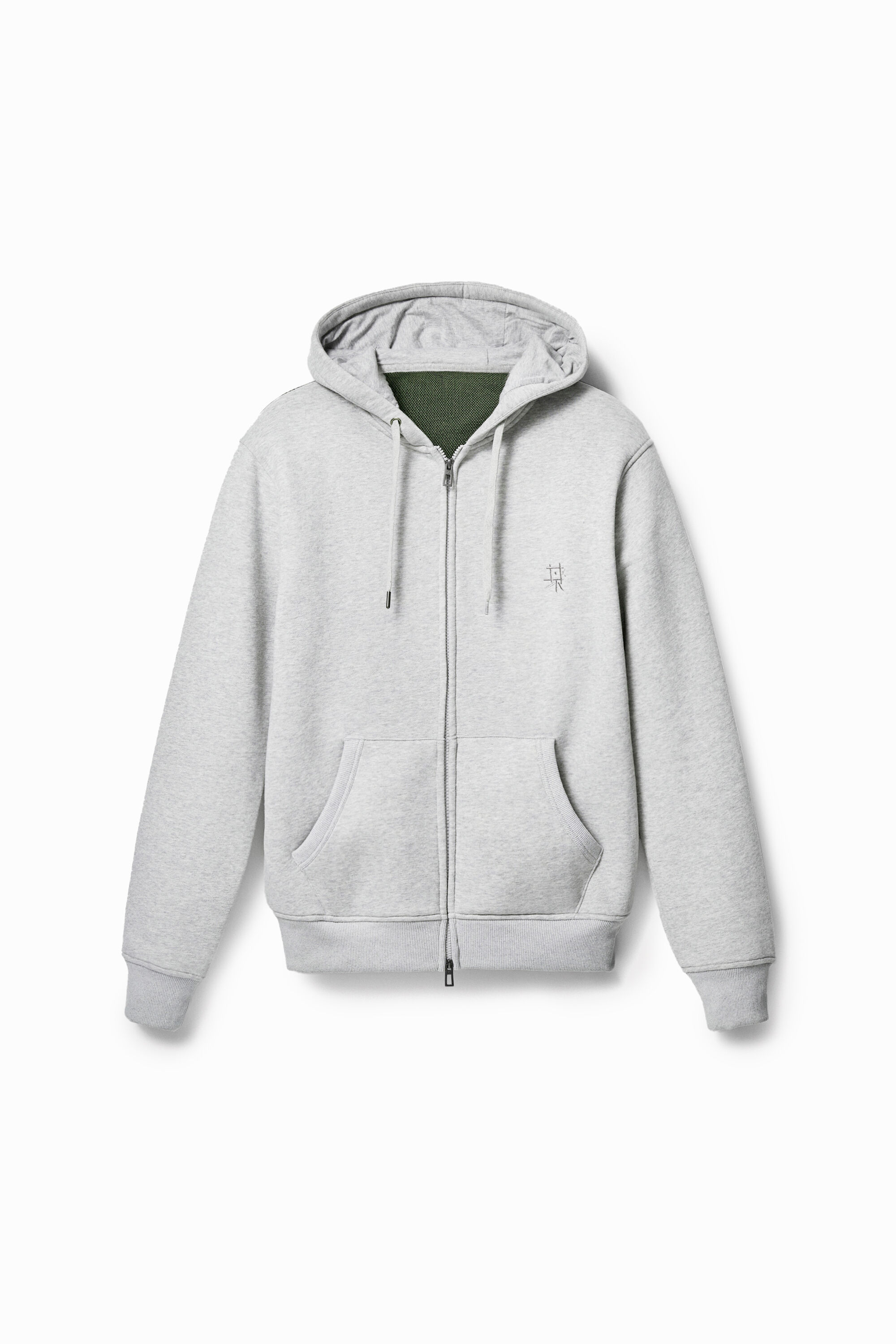 Sudadera calavera gris y camo