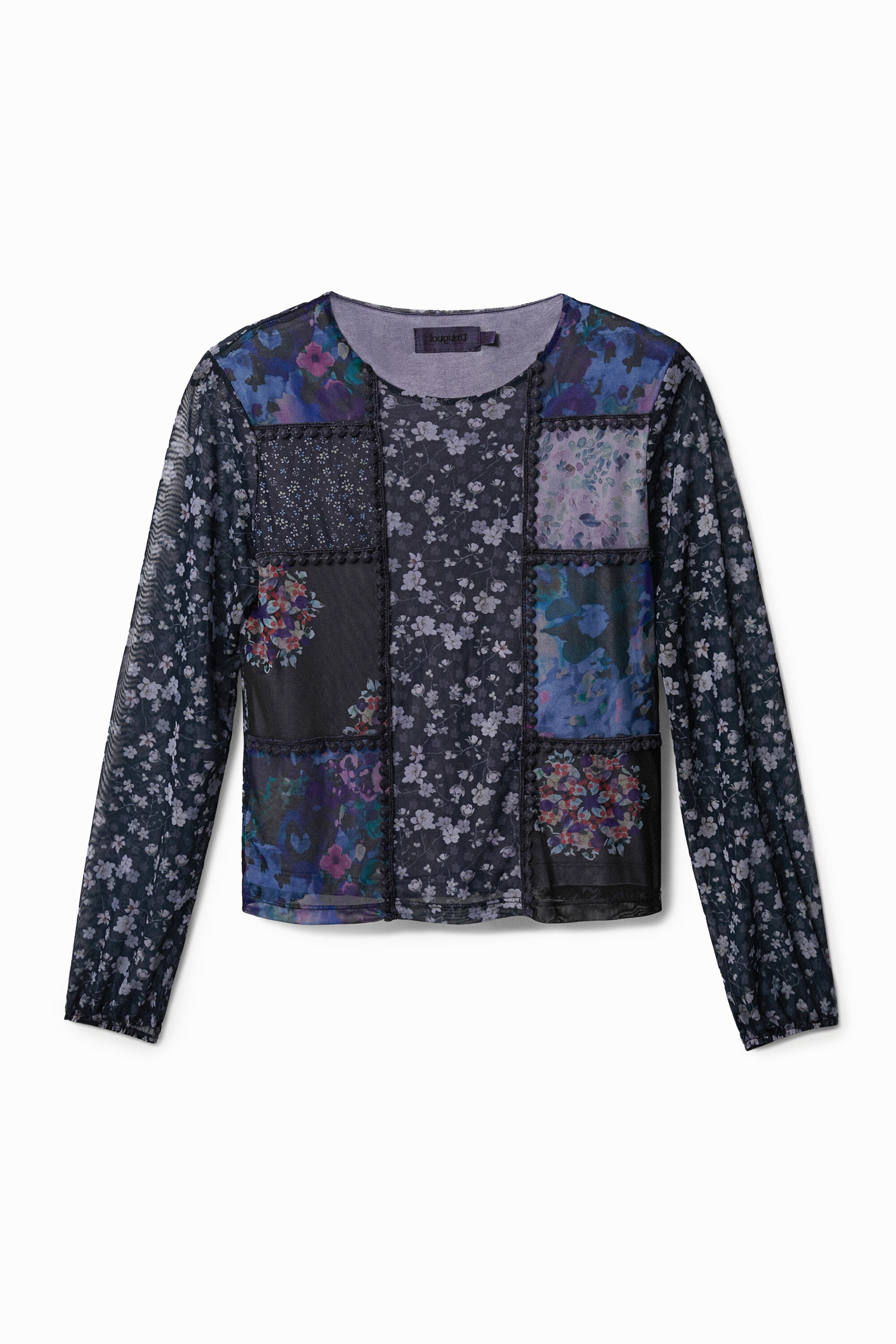 Camiseta tul flores