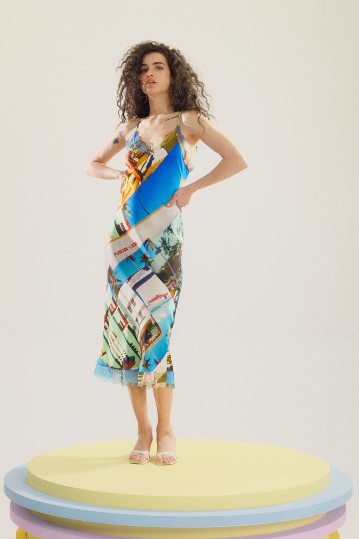 Vestido lencero South Beach