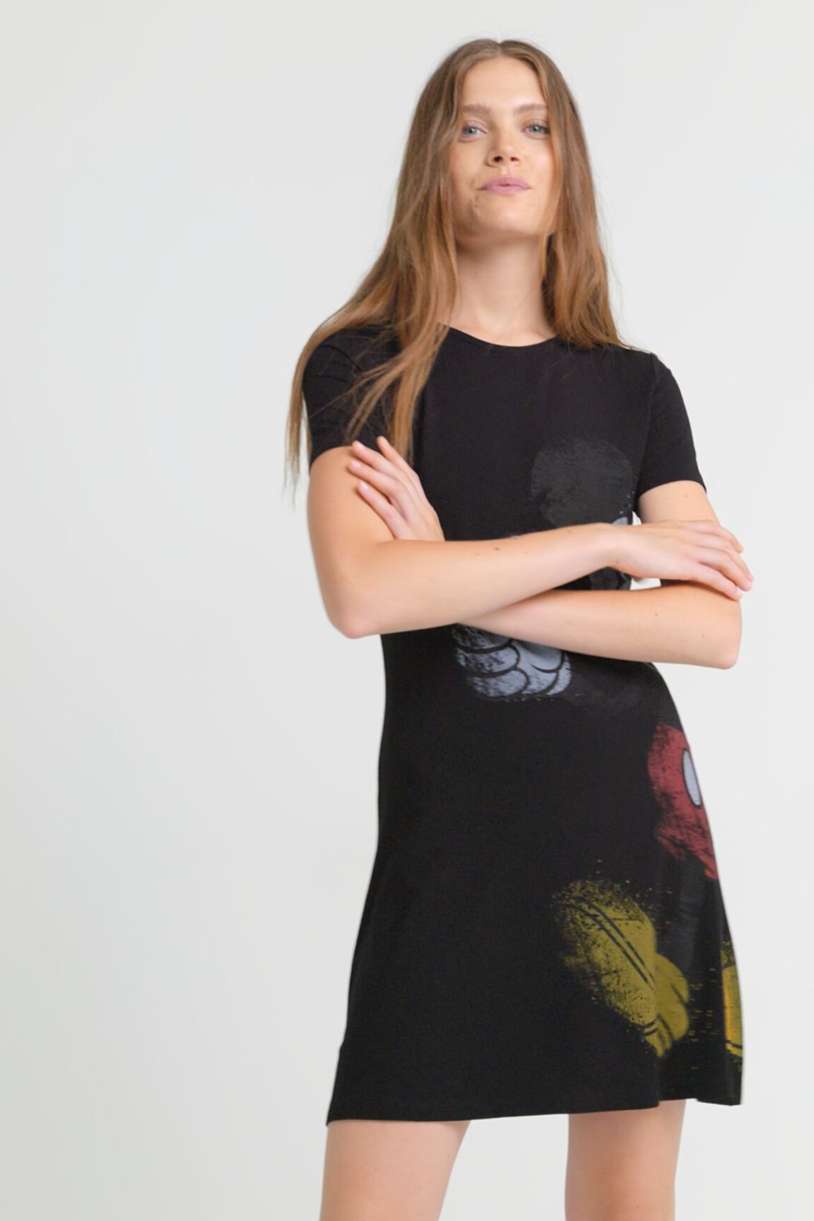 Vestido camisetero Mickey Mouse