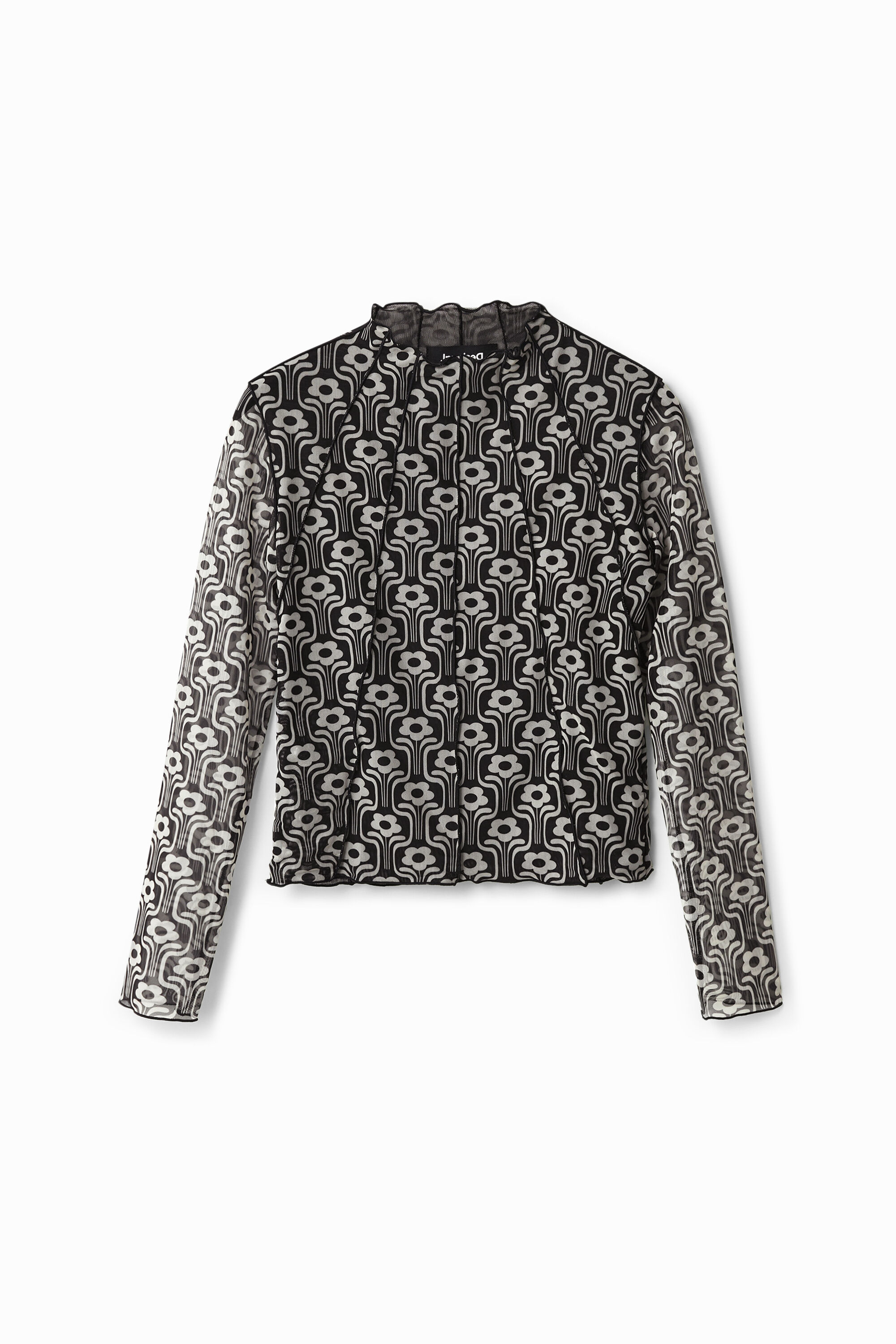 Camiseta tul estampado retro