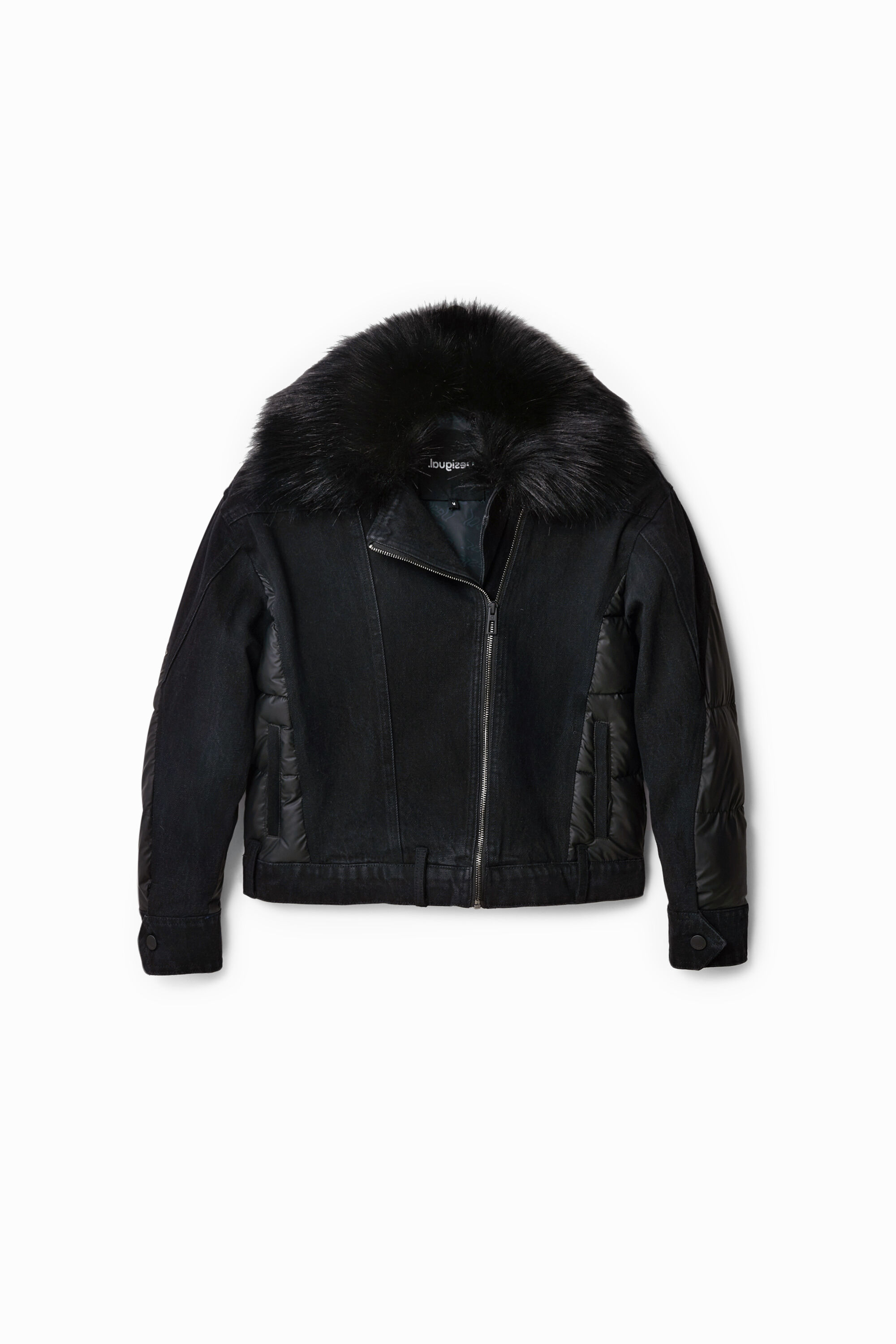 Chaqueta trucker efecto pelo