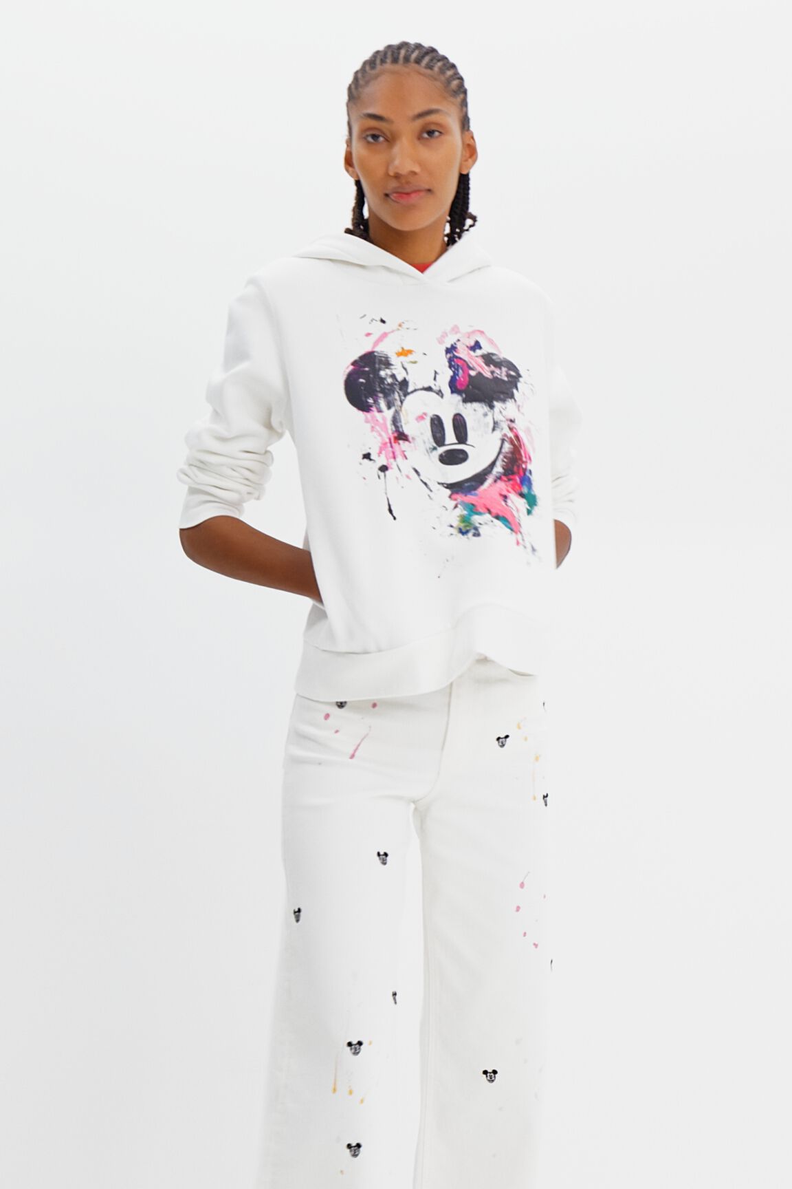 Sudadera Mickey Mouse splatter