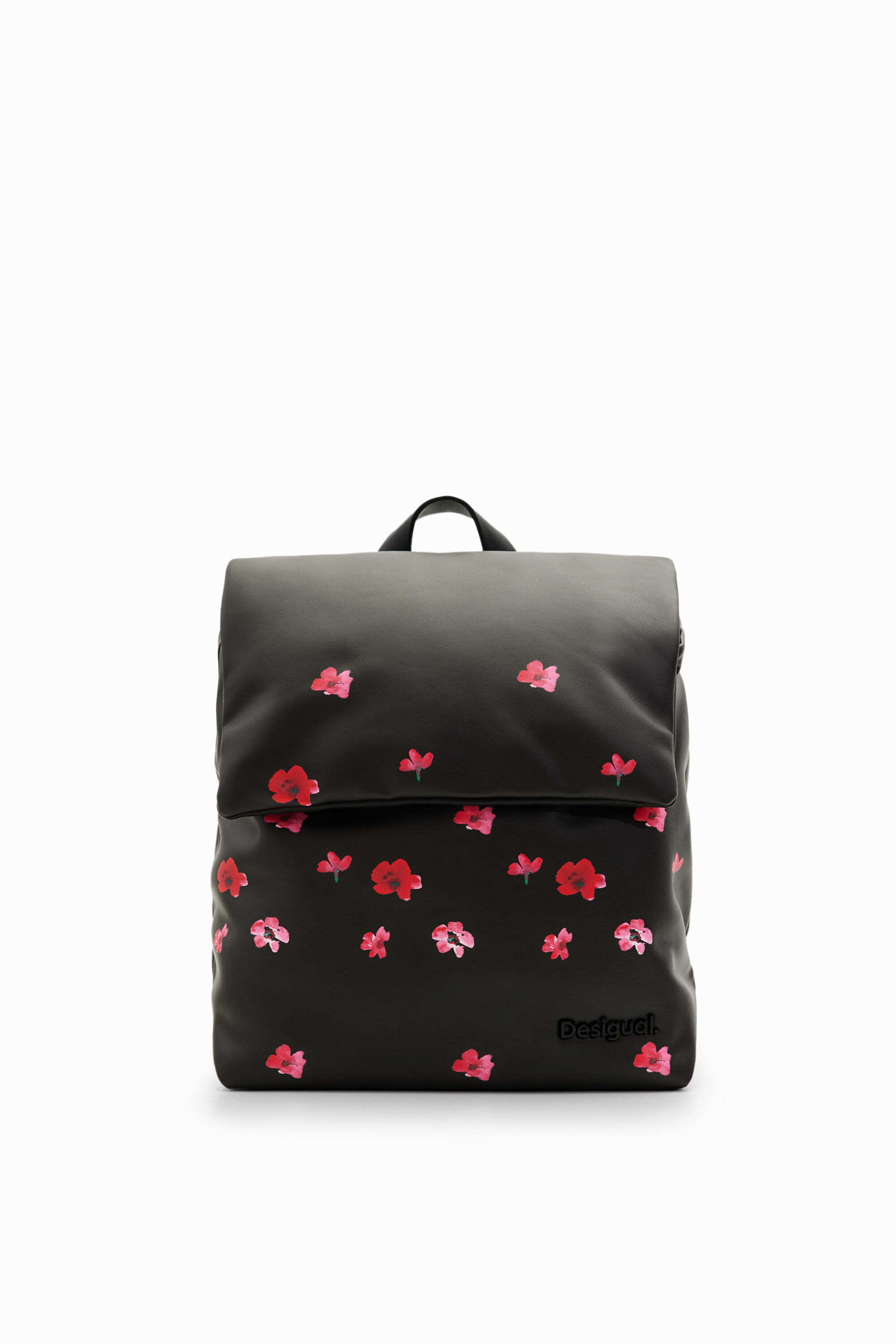 Mochila S acolchada flores