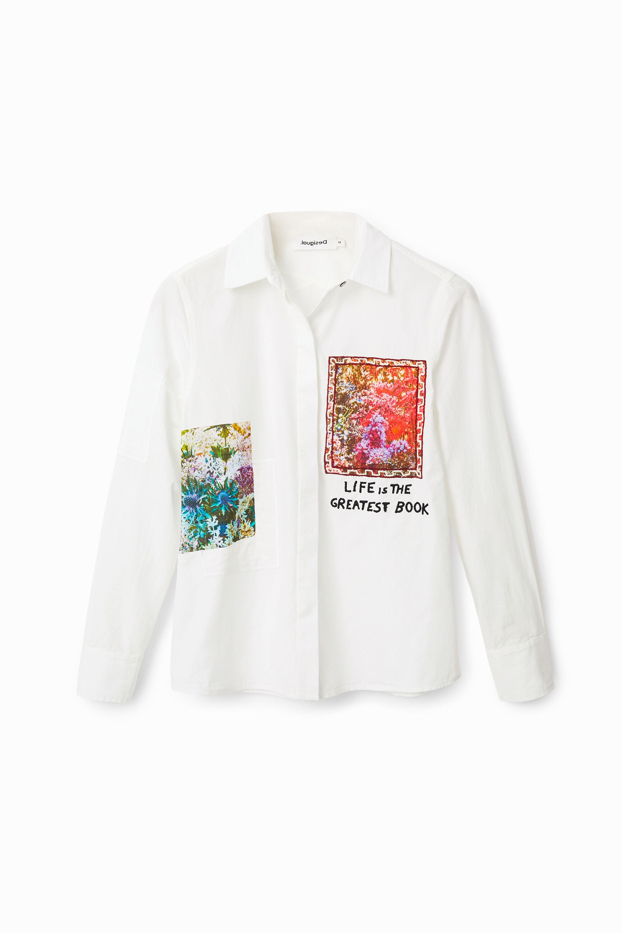 Camisa parches bordados