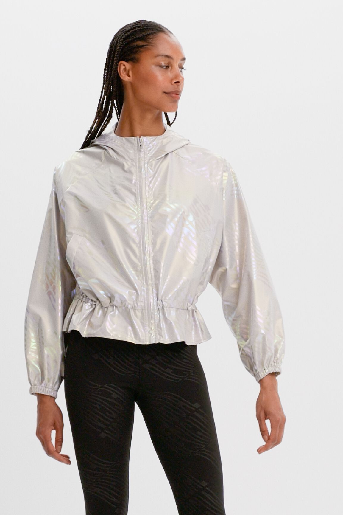 Chaqueta sport iridiscente