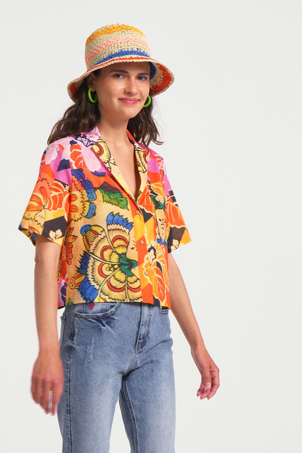 Camisa tropical M. Christian Lacroix
