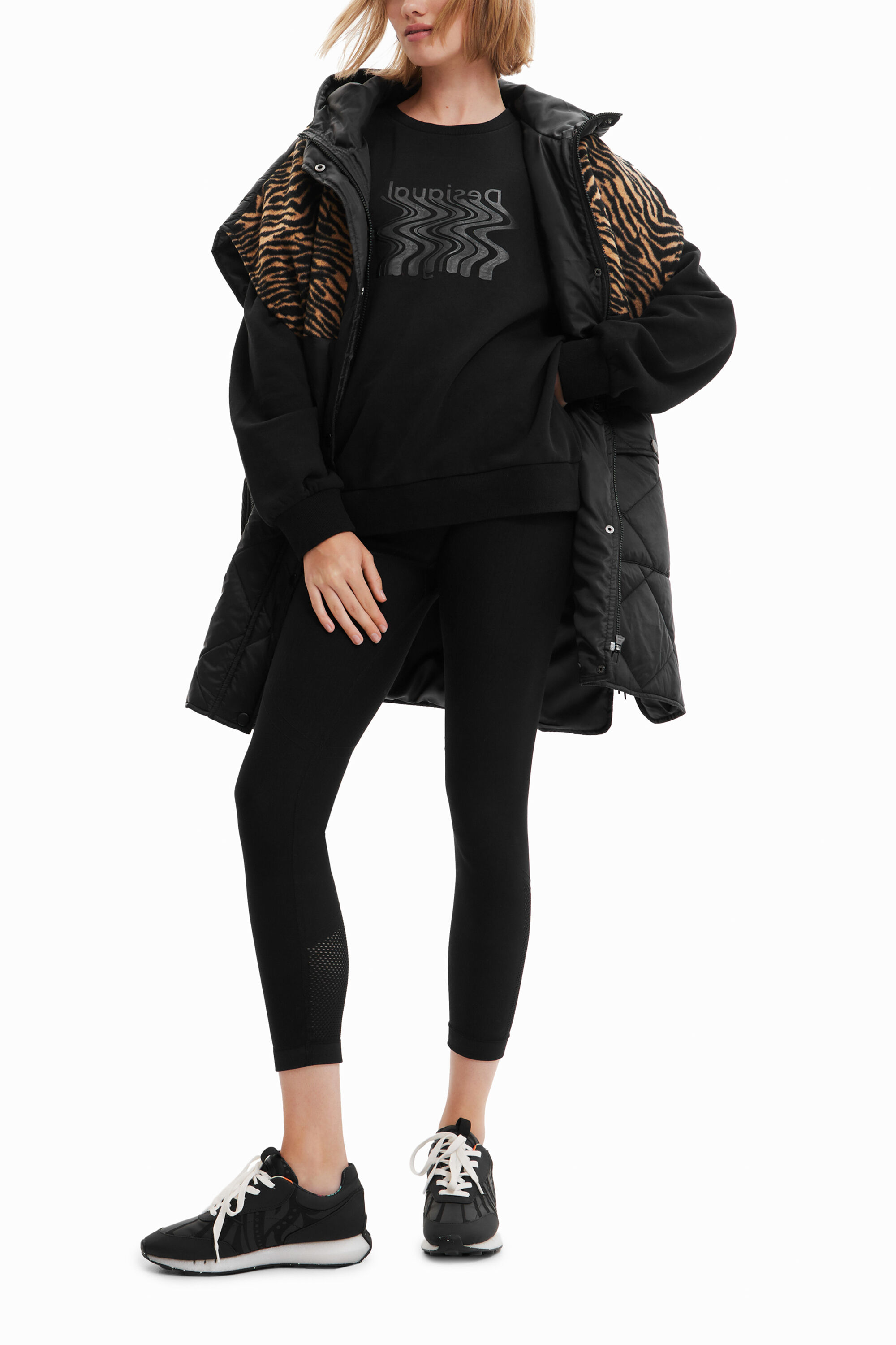 Poncho animal print