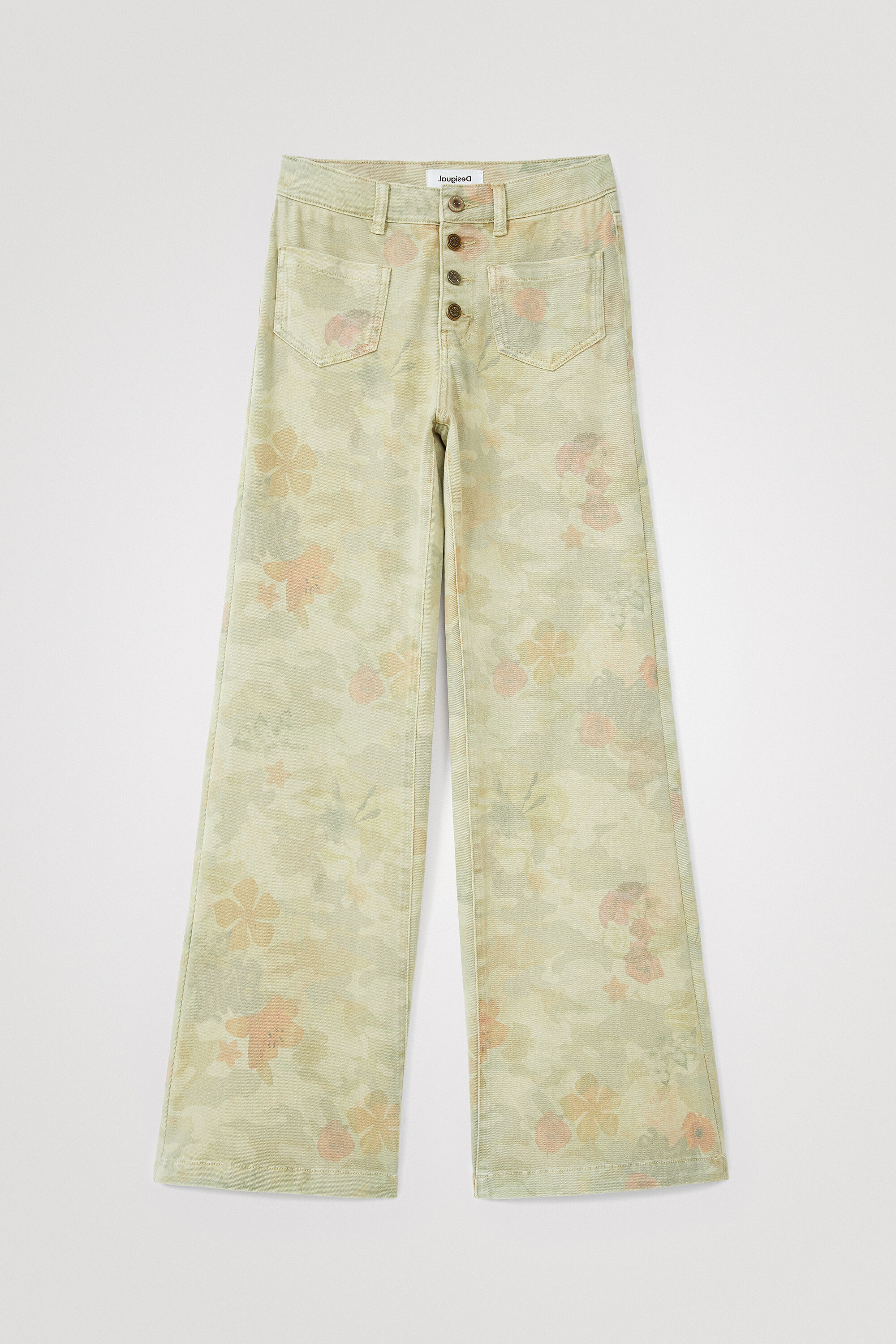 Pantal&oacute;n wide leg slim