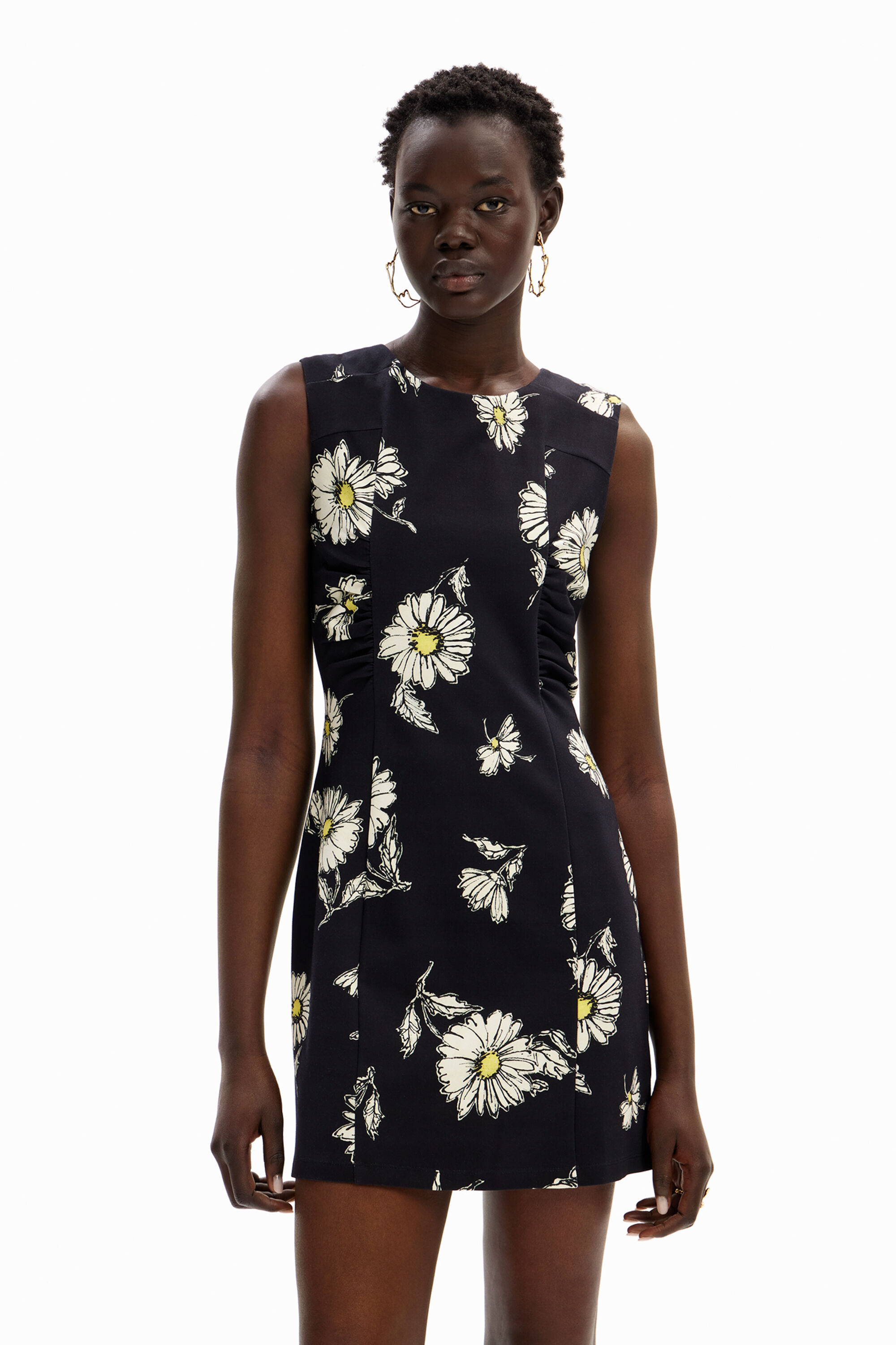Vestido mini flores