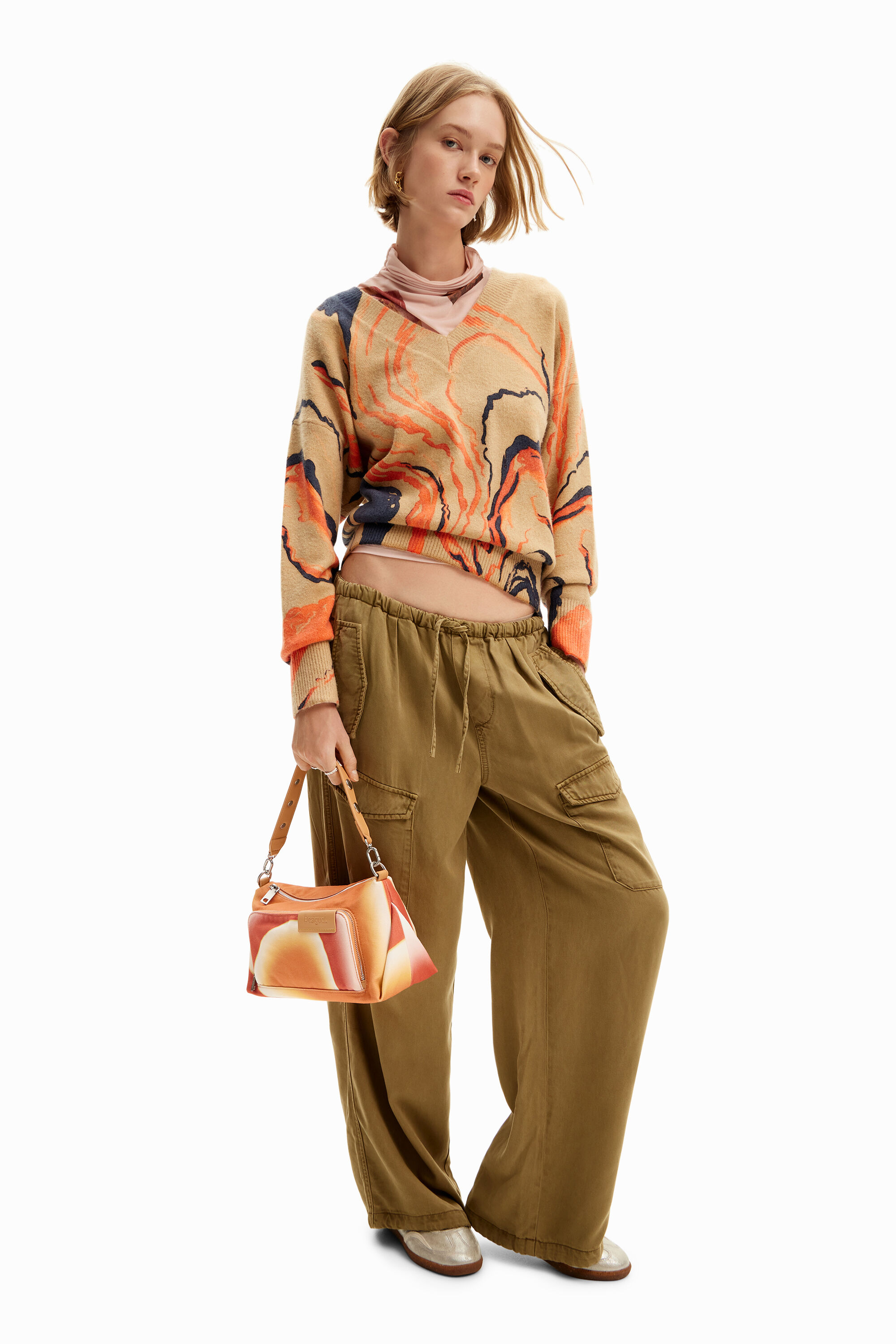 Bolso M canvas degradado