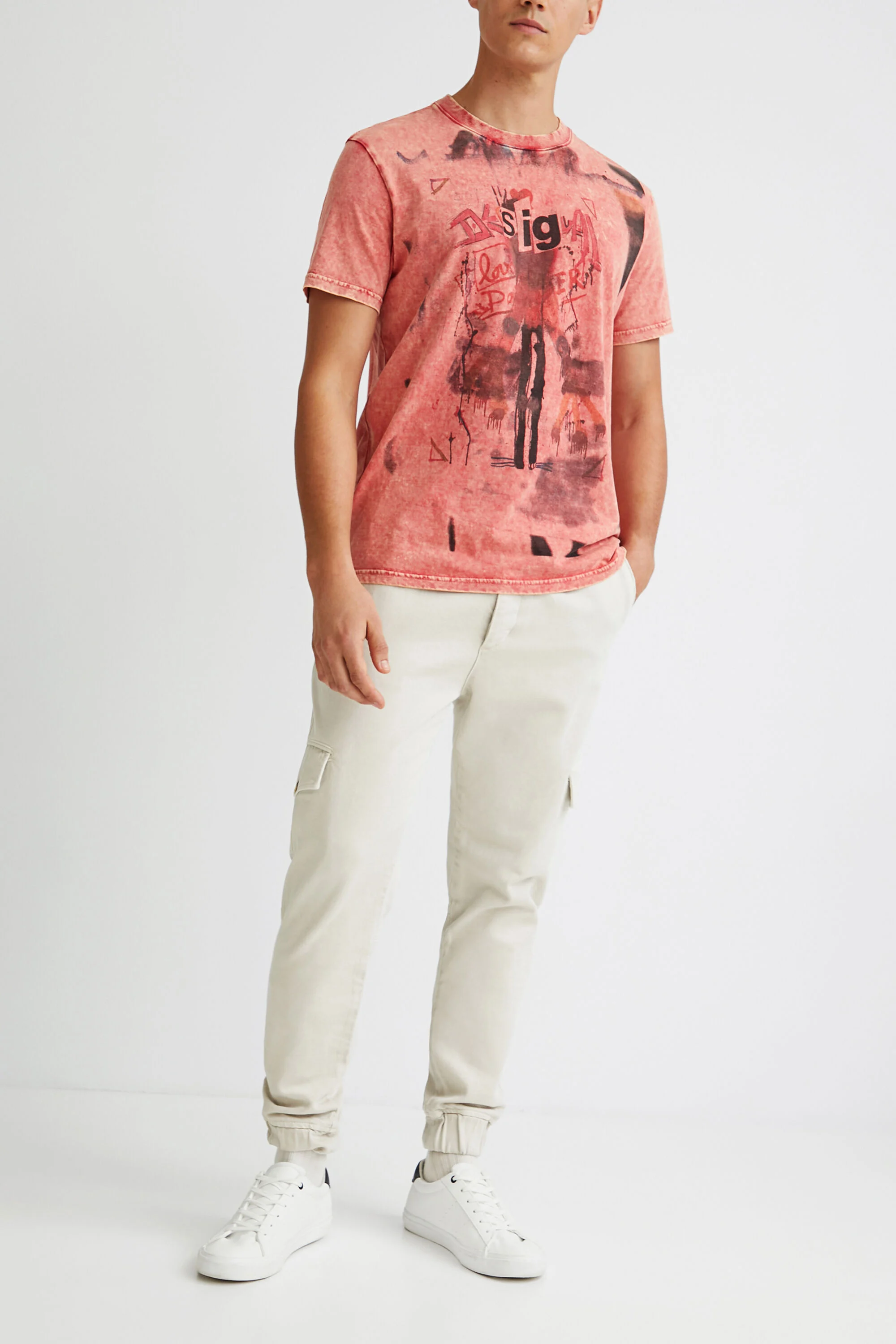 Camiseta manga corta grafiti