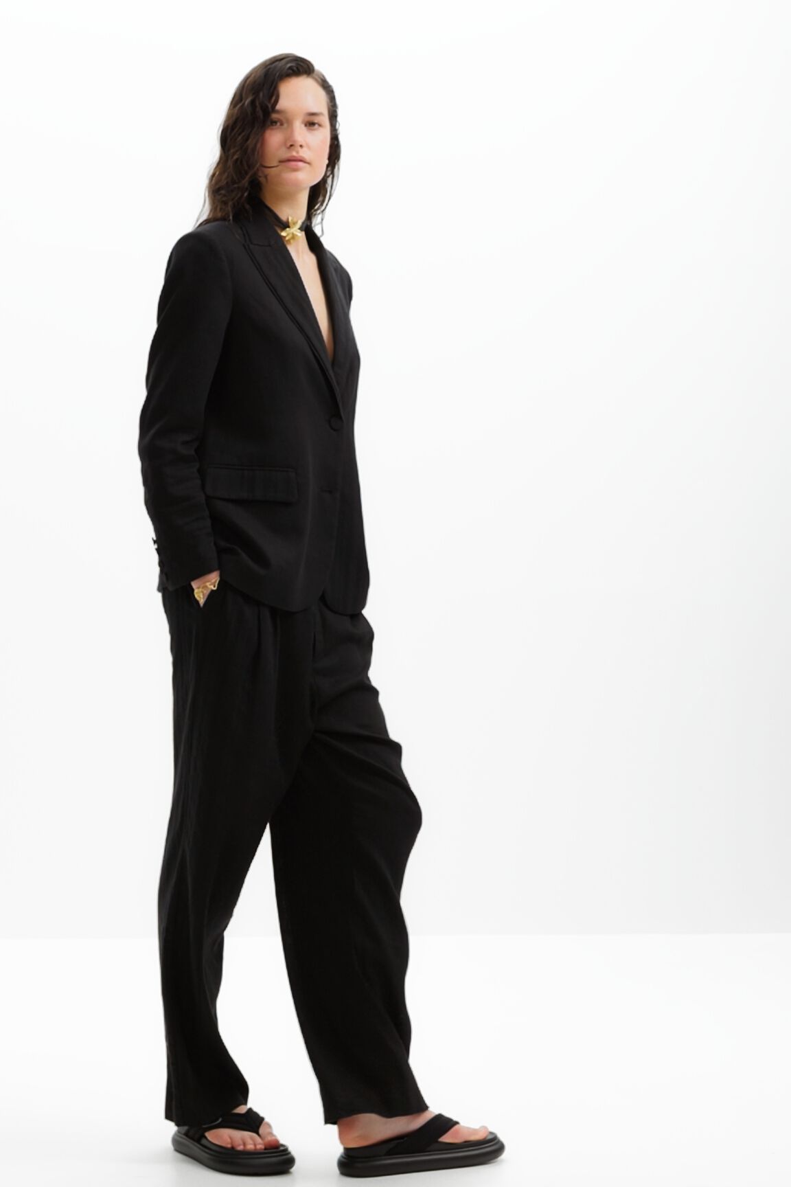 Blazer recta textura